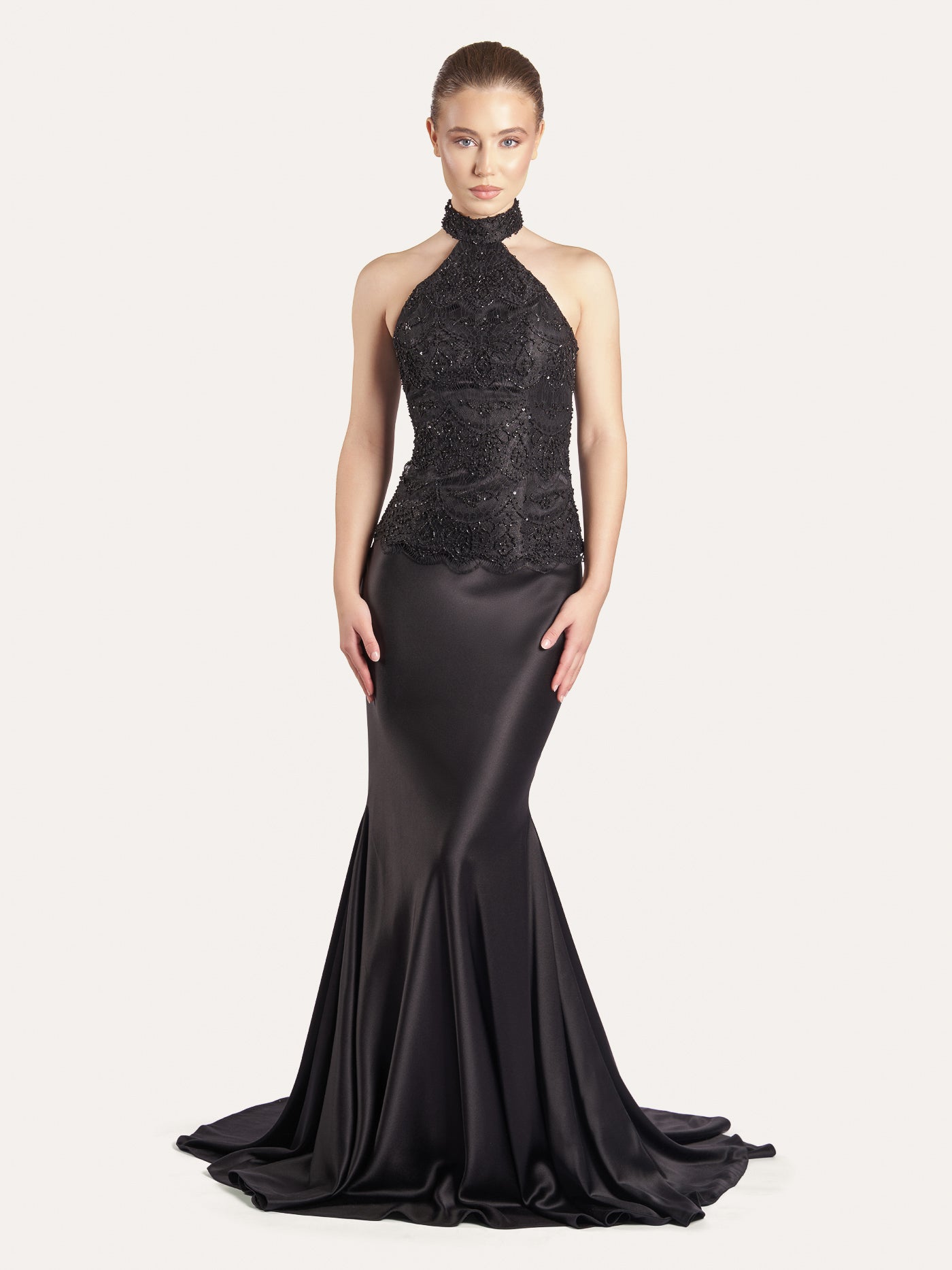 Bias-Cut Mermaid Silk Maxi Skirt