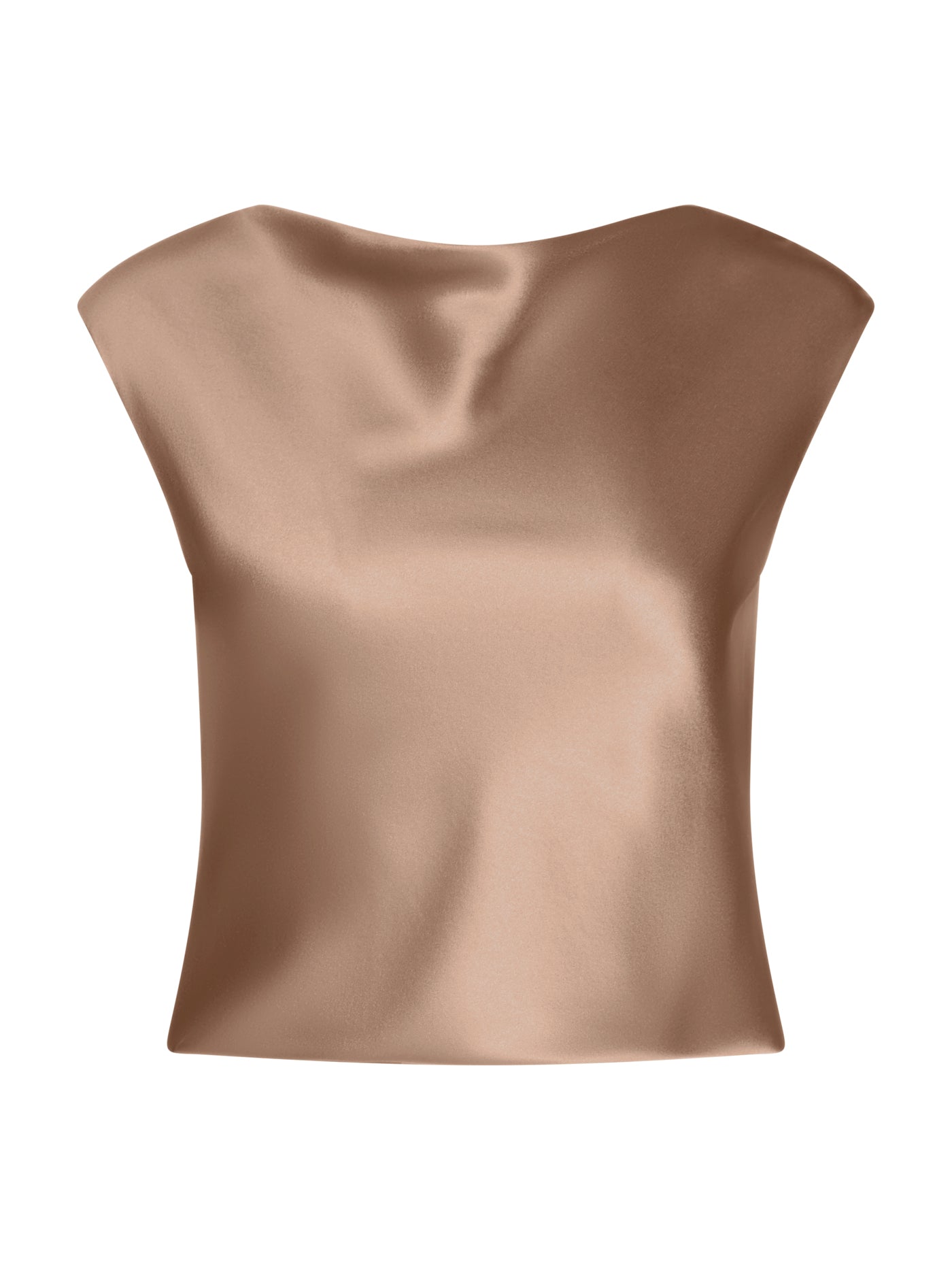 Silk Boat-Neck Blouse