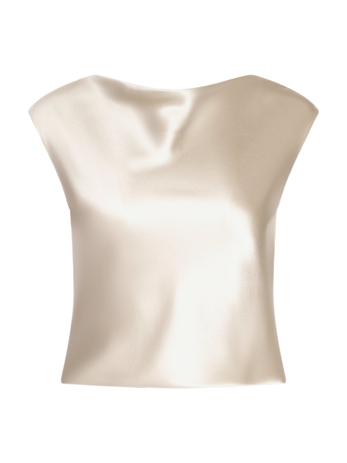 Silk Boat-Neck Blouse