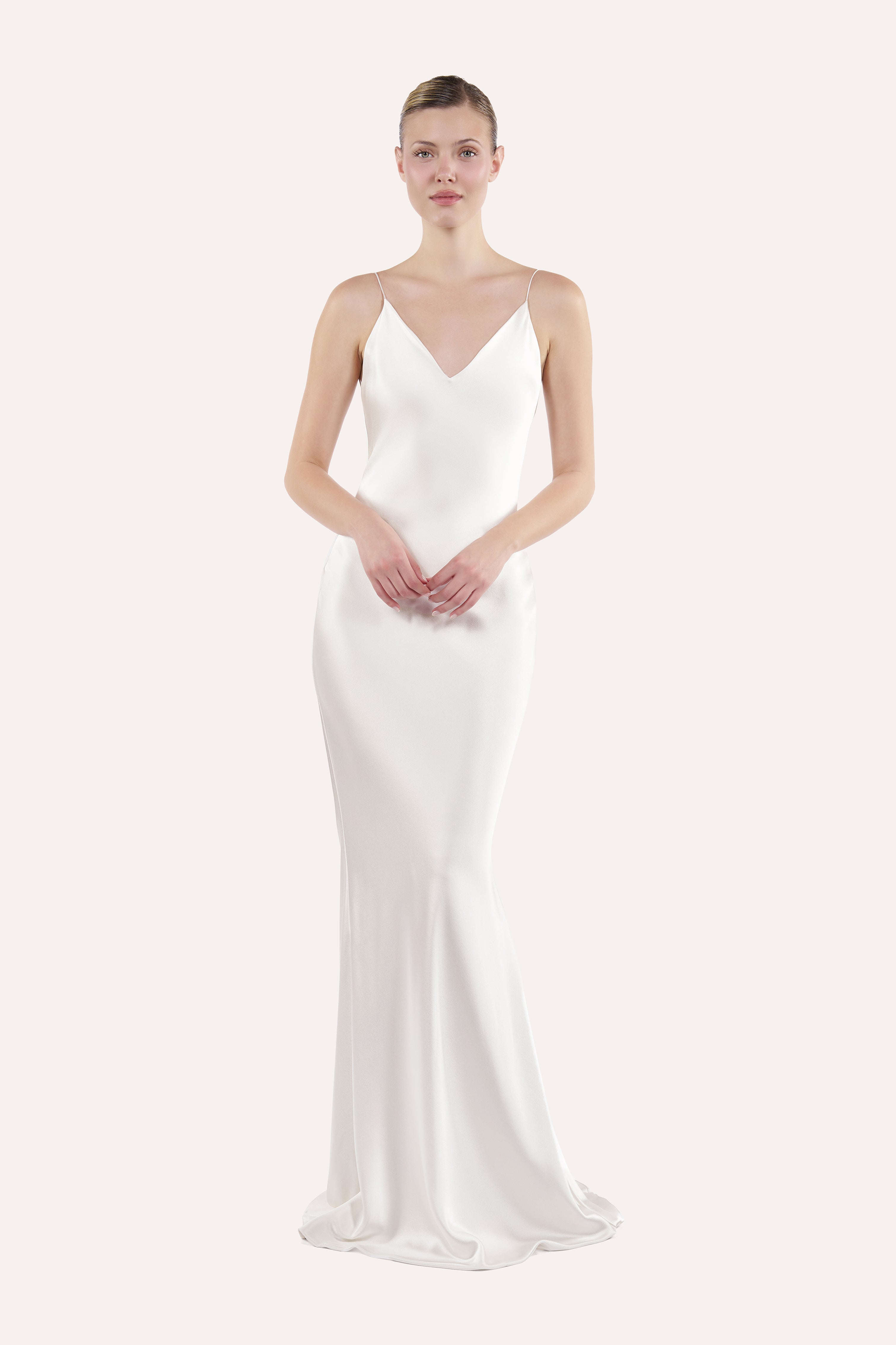 V-neck slip dress