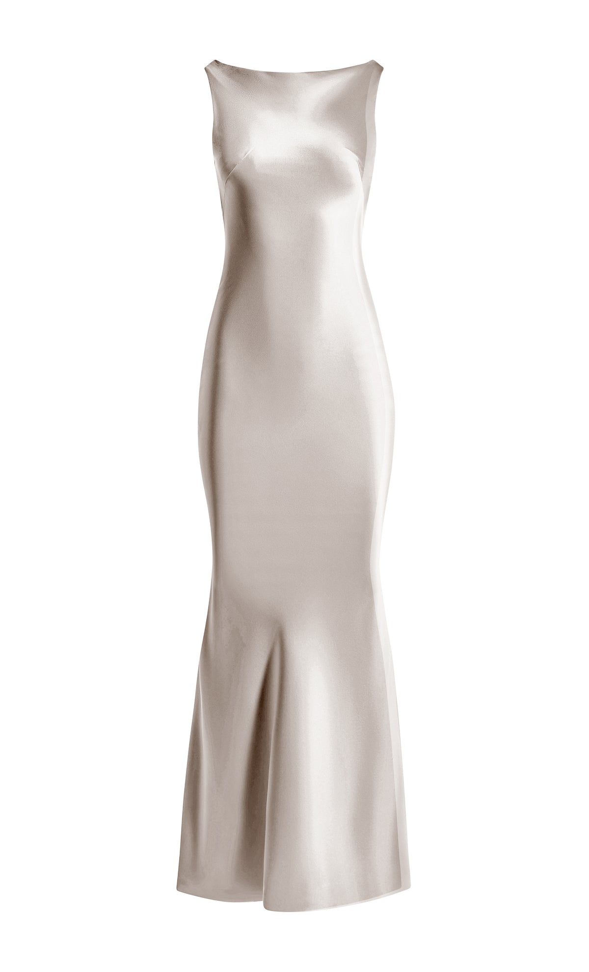 Cowl-back slip dress