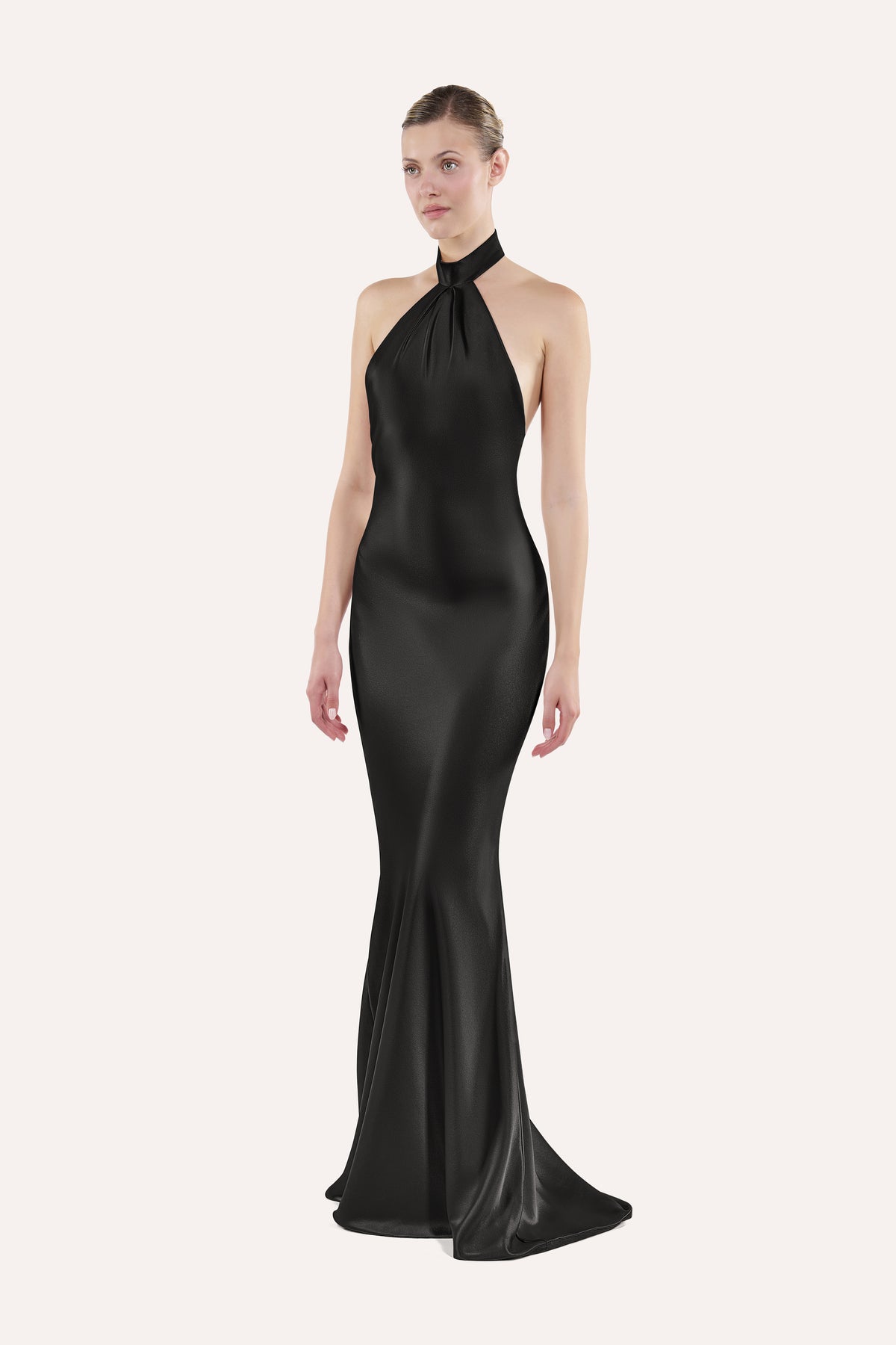 Halter slip dress
