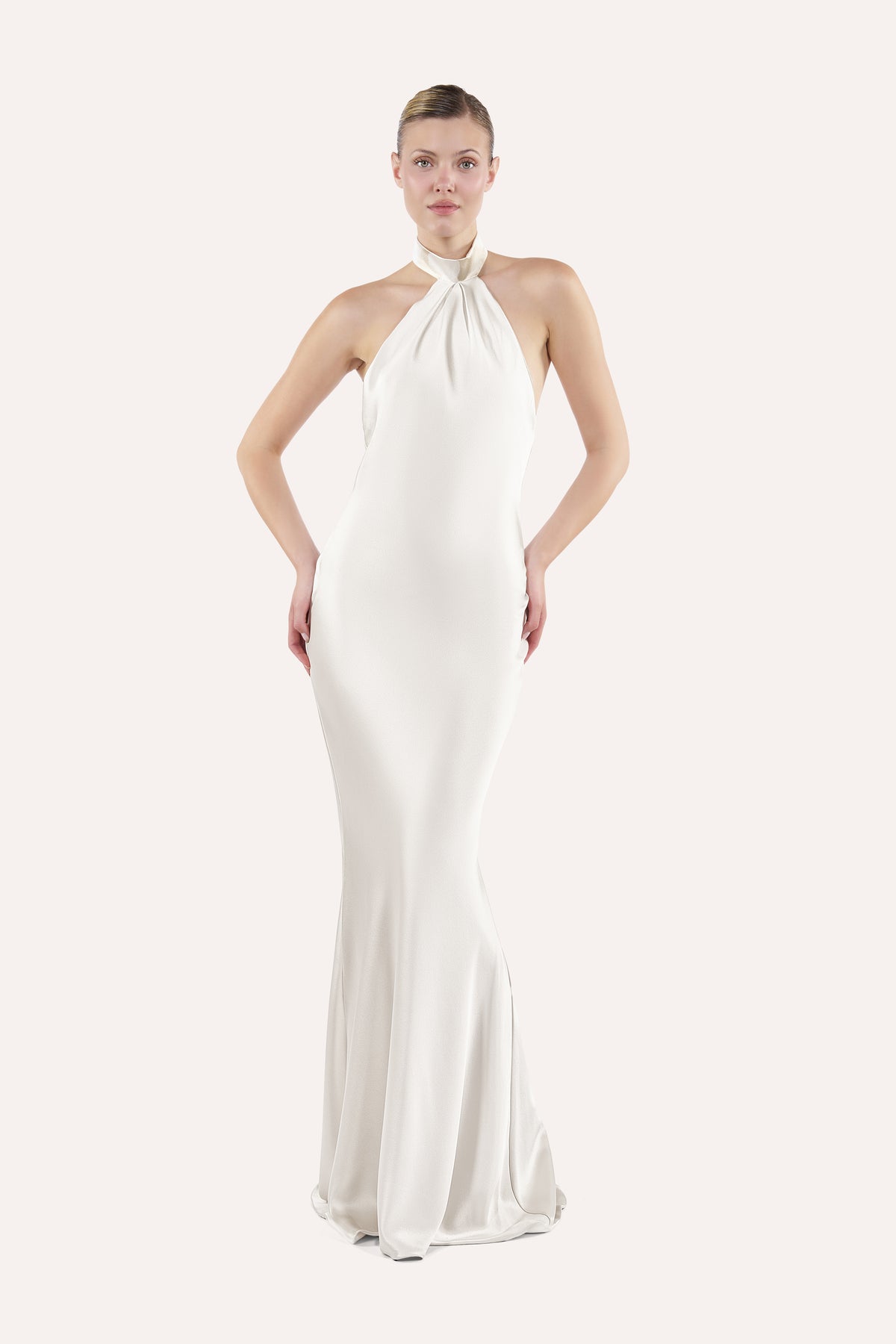 Halter slip dress