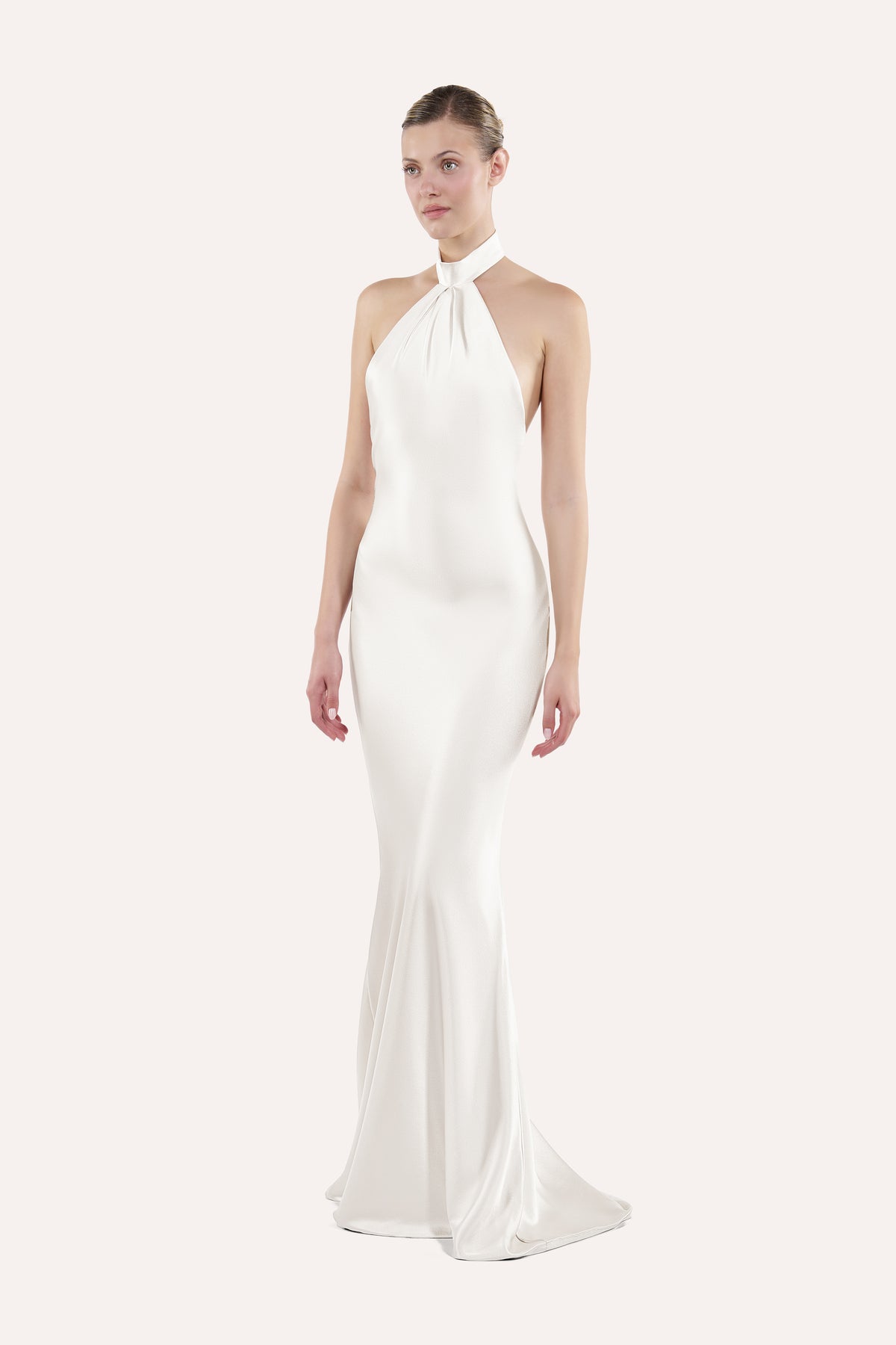 Halter slip dress