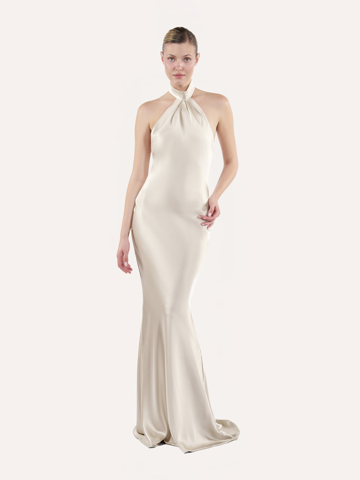 Halter slip dress
