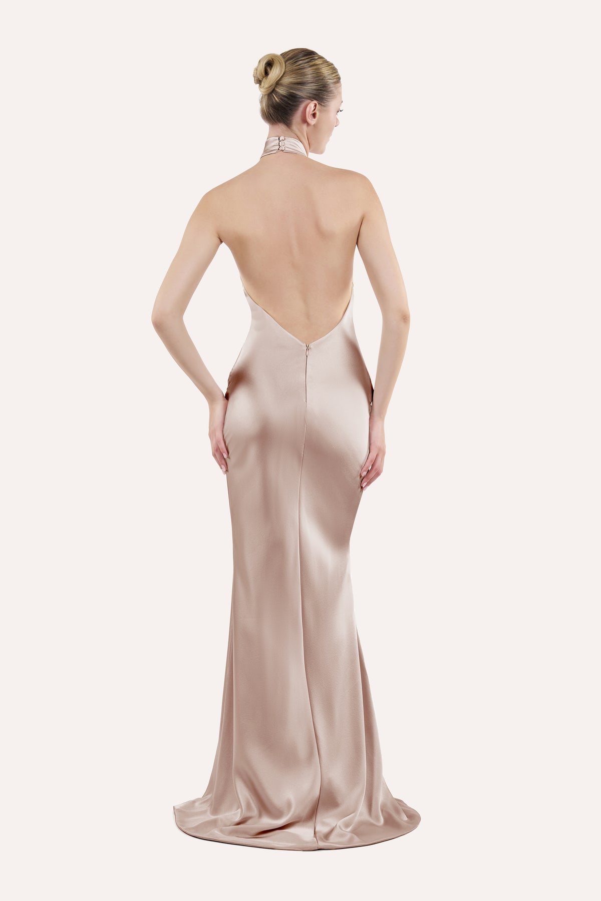 Halter slip dress