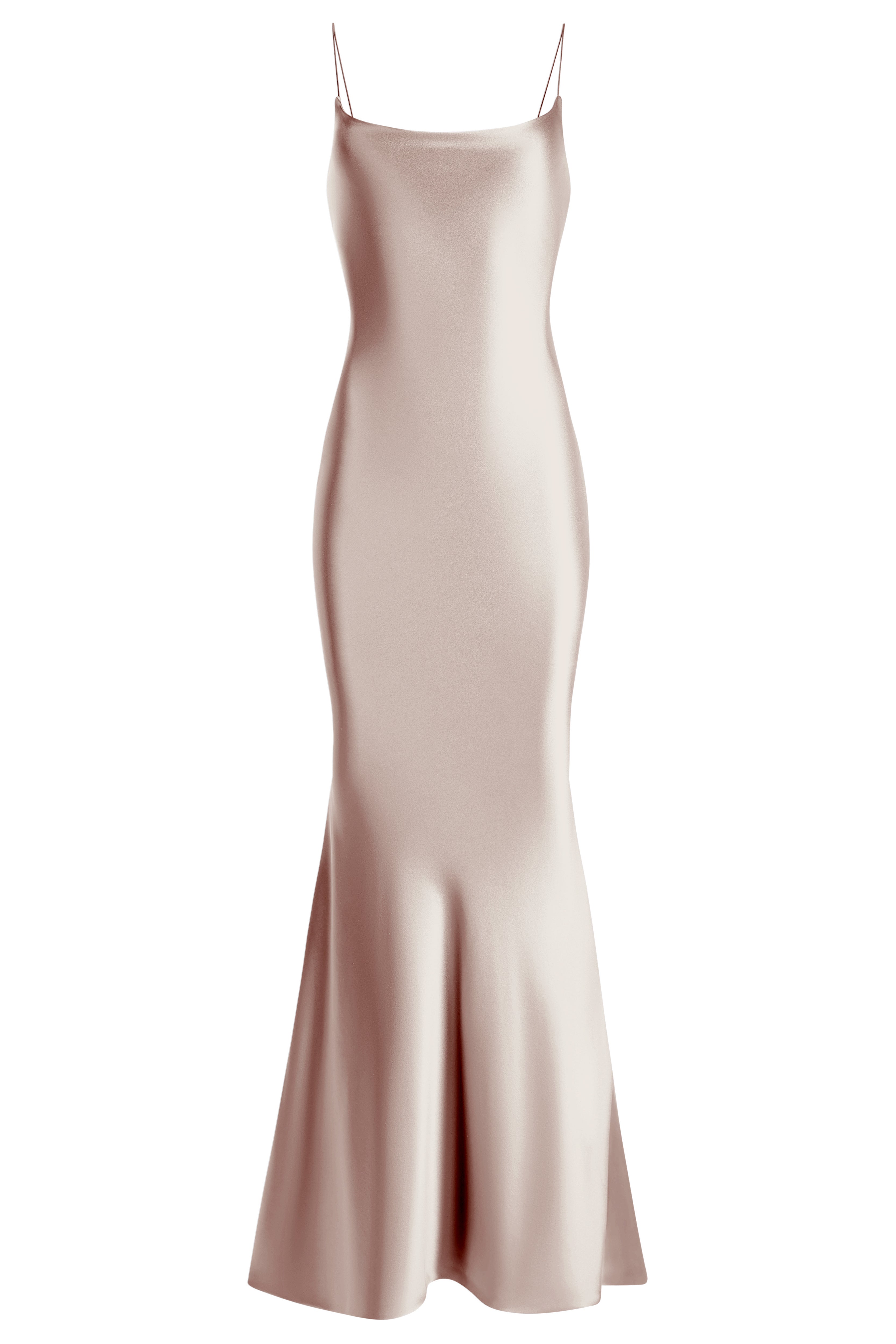 Boat-neck slip dress