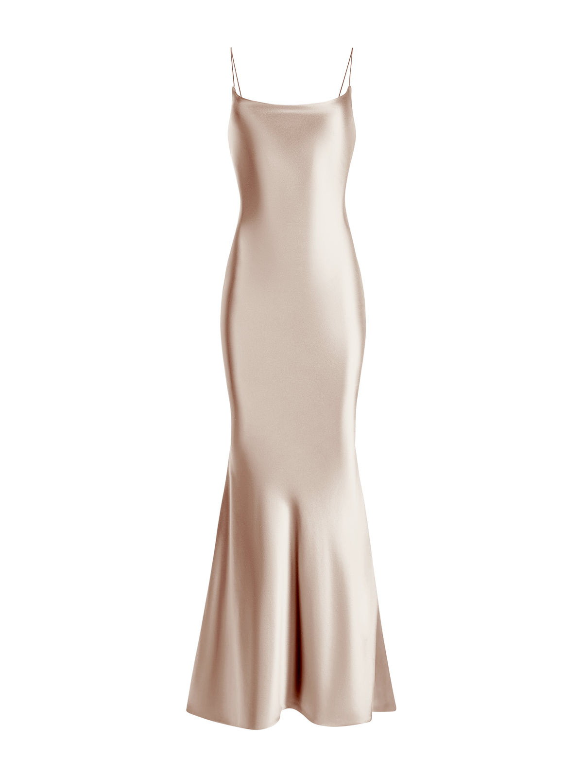 Boat-neck slip dress