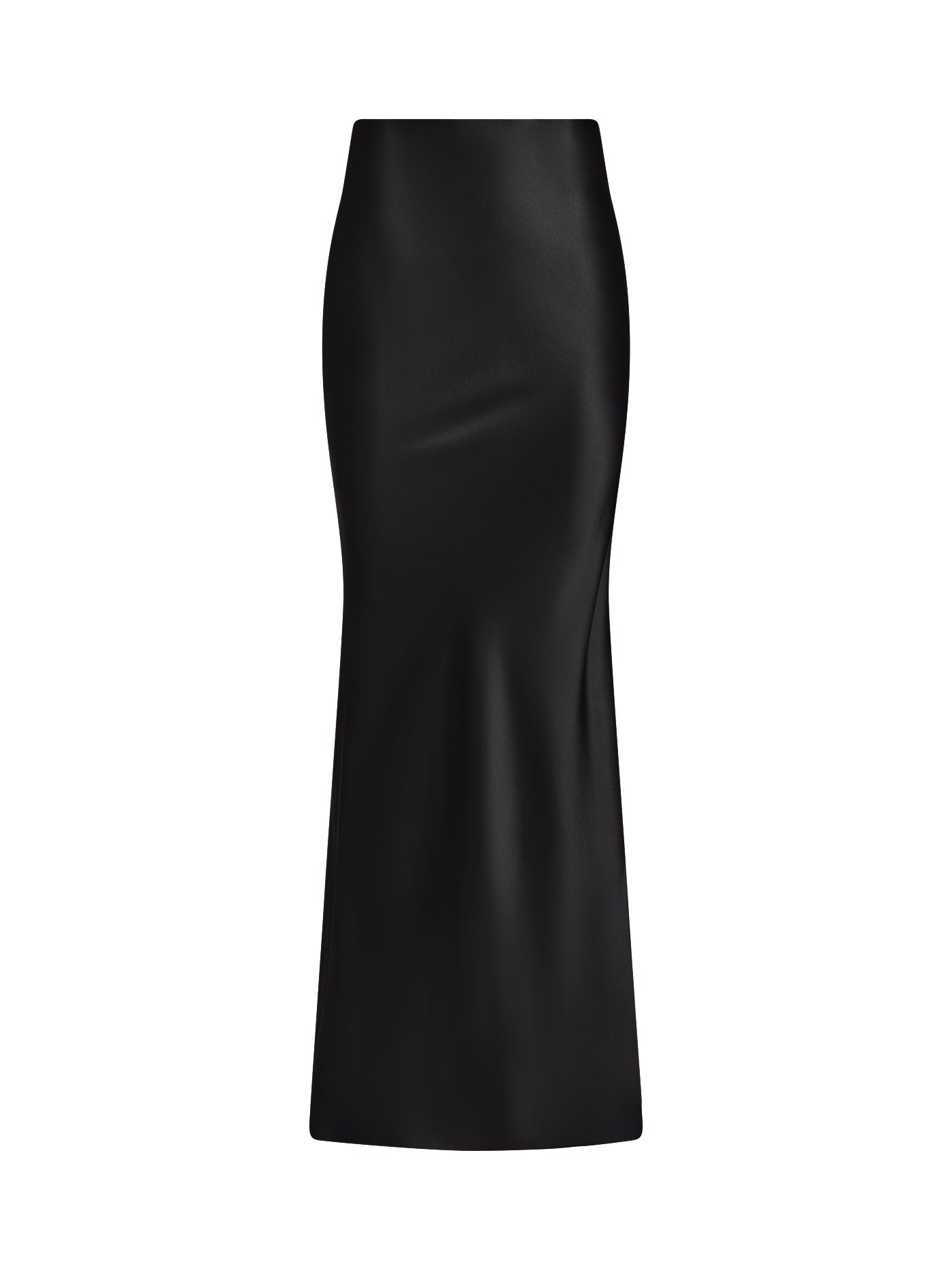 Long Bias-Cut Silk Skirt