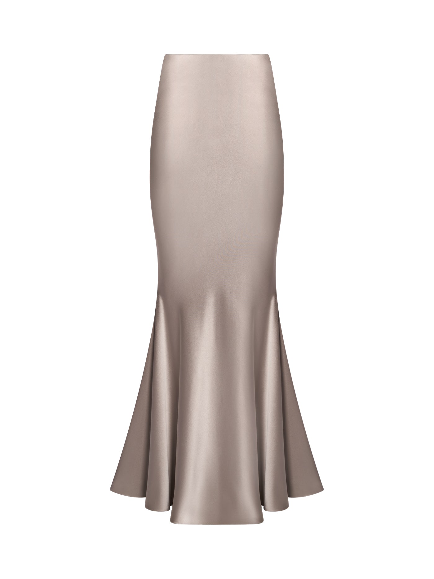 Bias-Cut Mermaid Silk Skirt