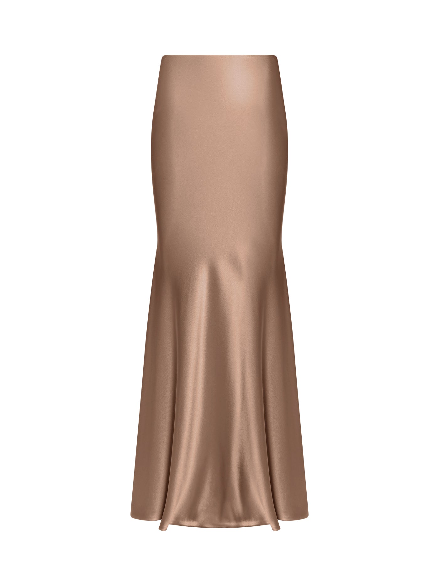 Bias-Cut Mermaid Silk Maxi Skirt