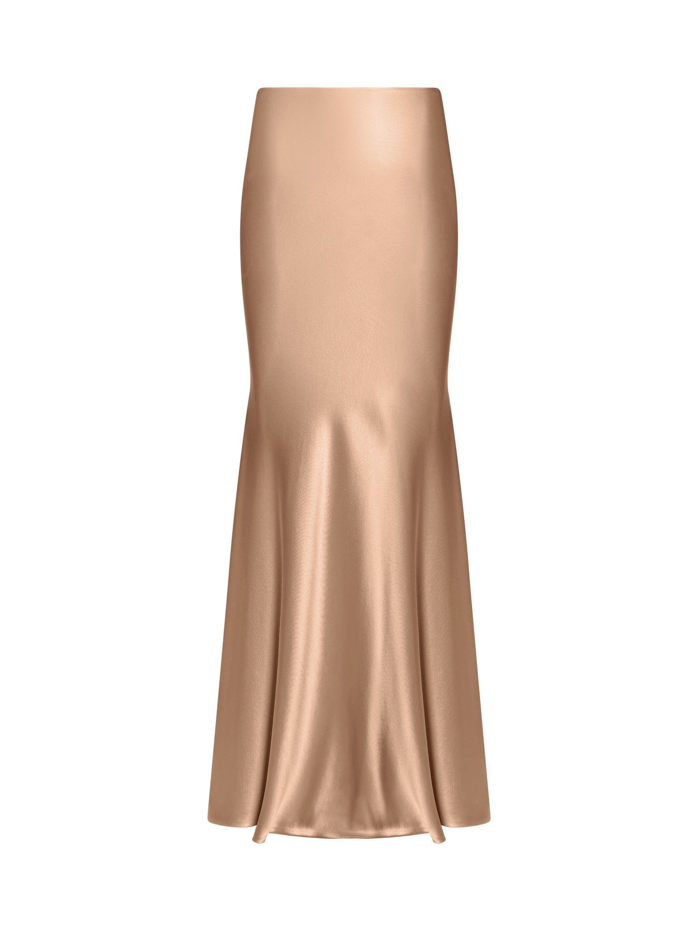 Bias-Cut Mermaid Silk Maxi Skirt