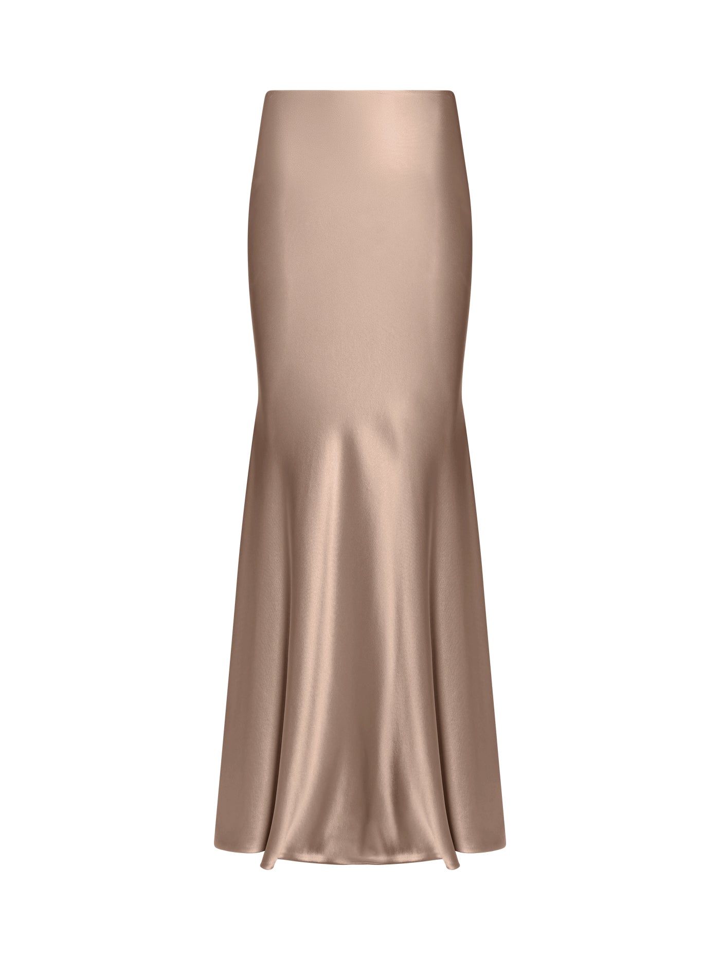 Bias-Cut Mermaid Silk Maxi Skirt