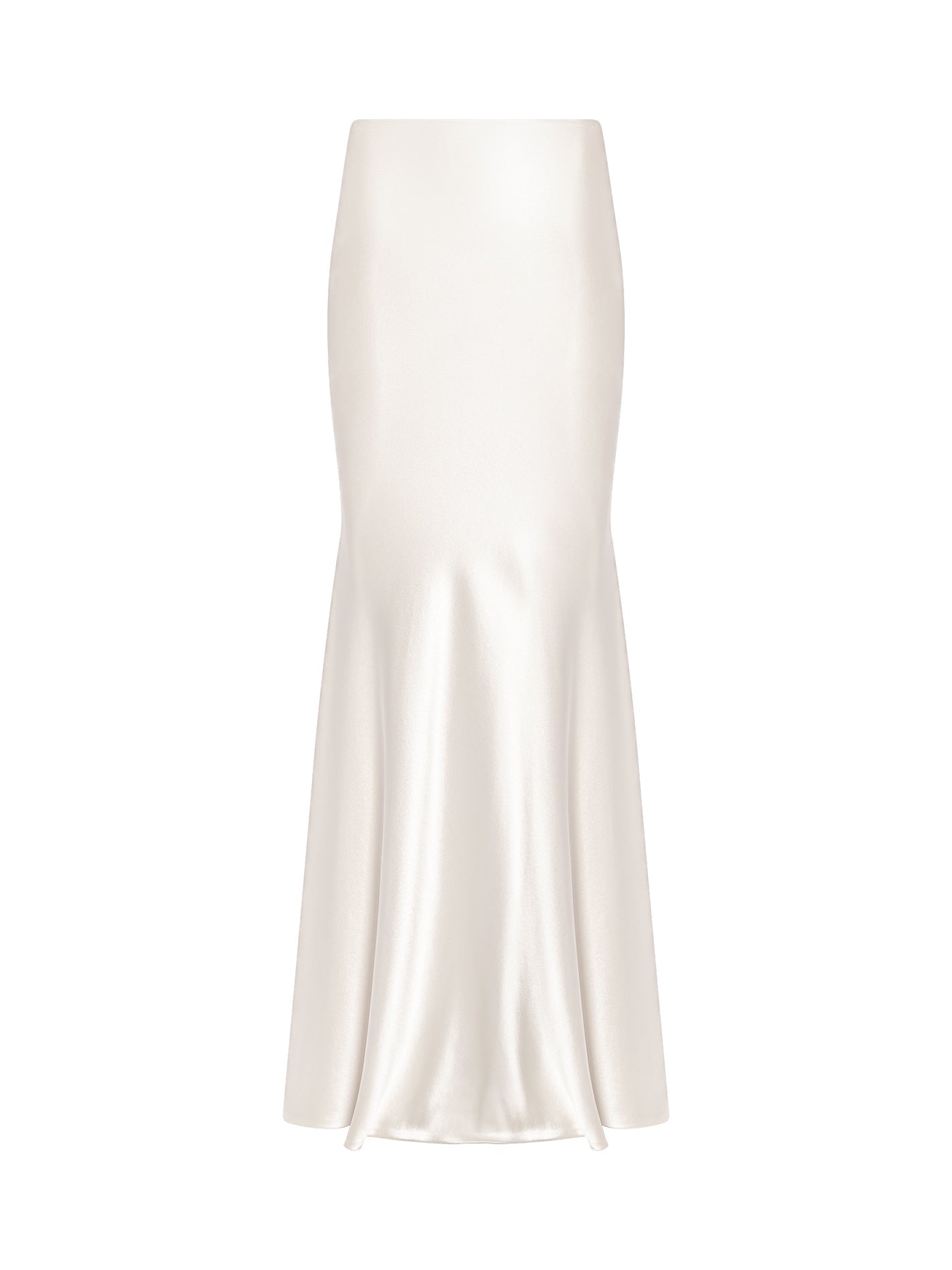 Bias-Cut Mermaid Silk Maxi Skirt