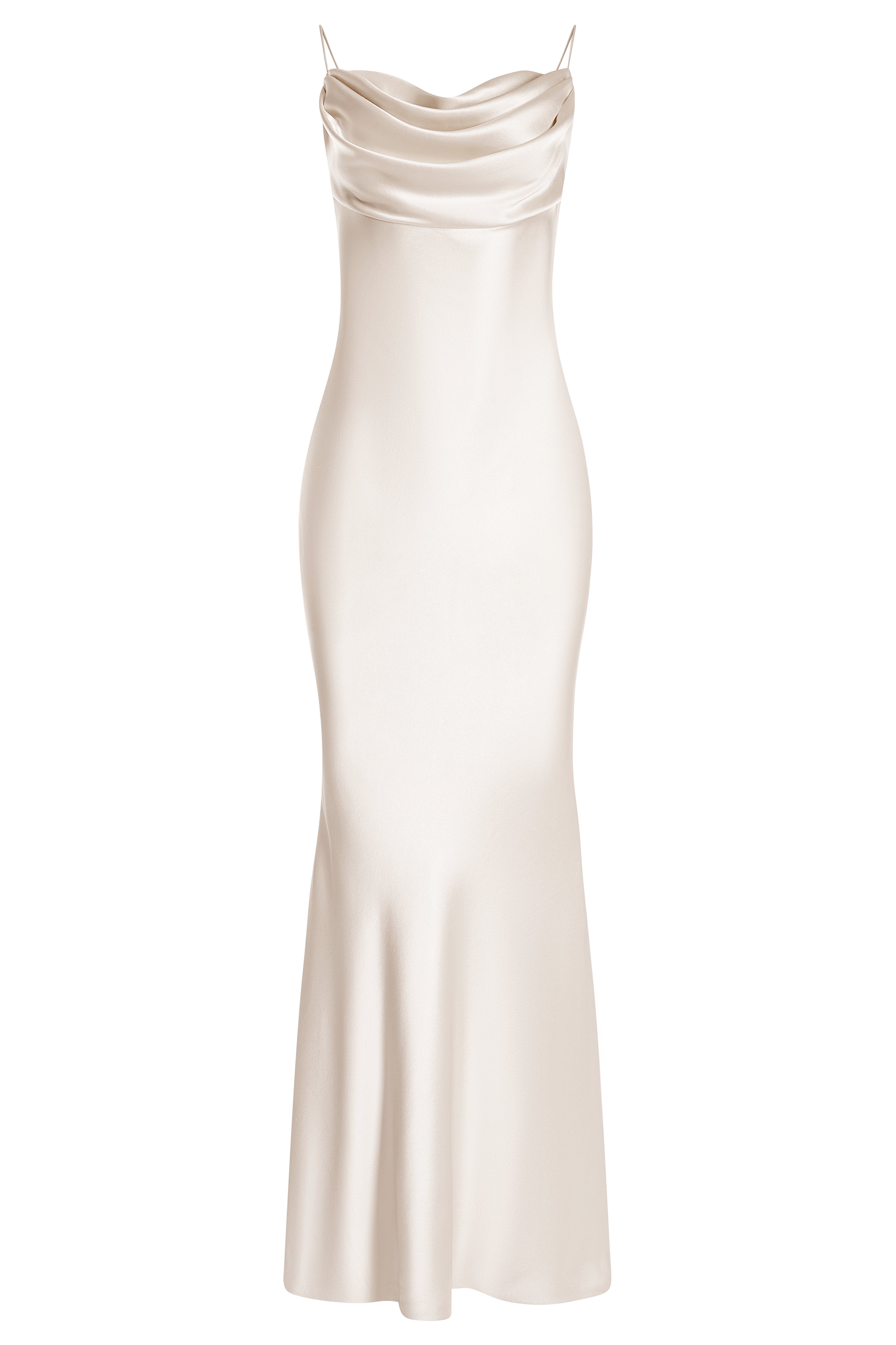 Cowl neck slip dress