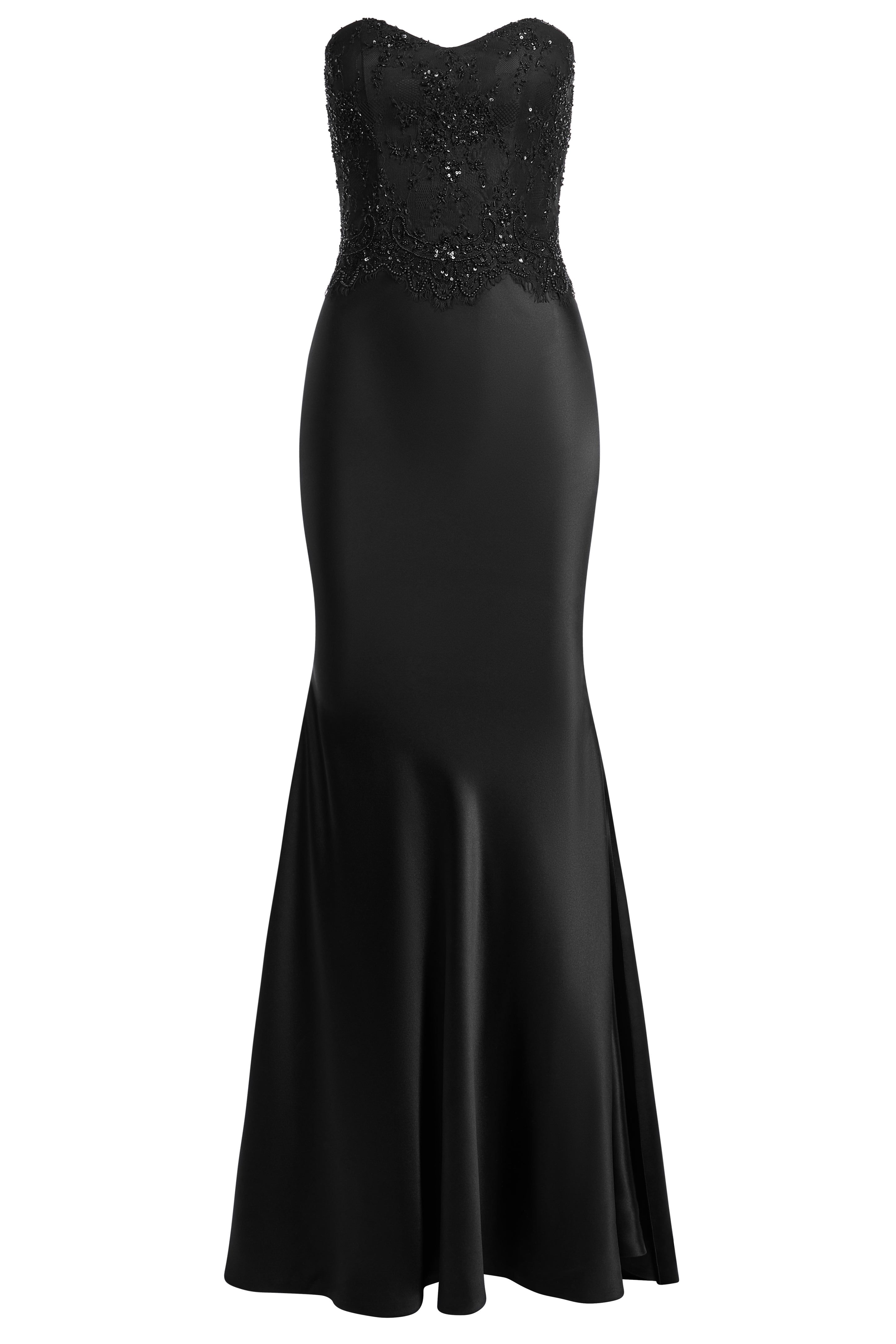Sweetheart corset dress with mermaid skirt
