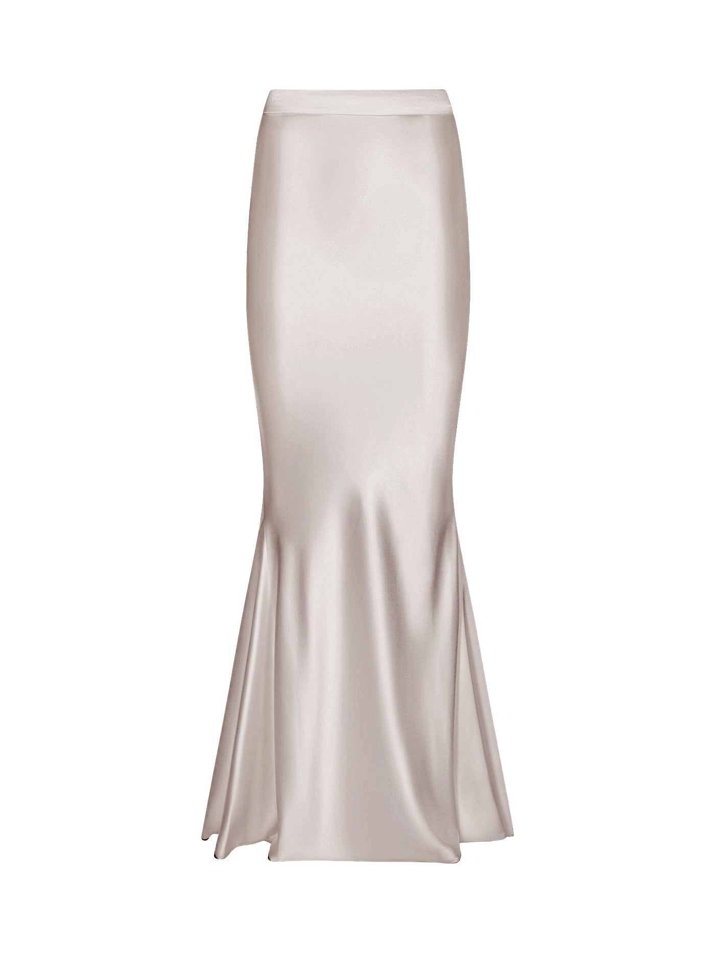 Bias-Cut Flared Skirt