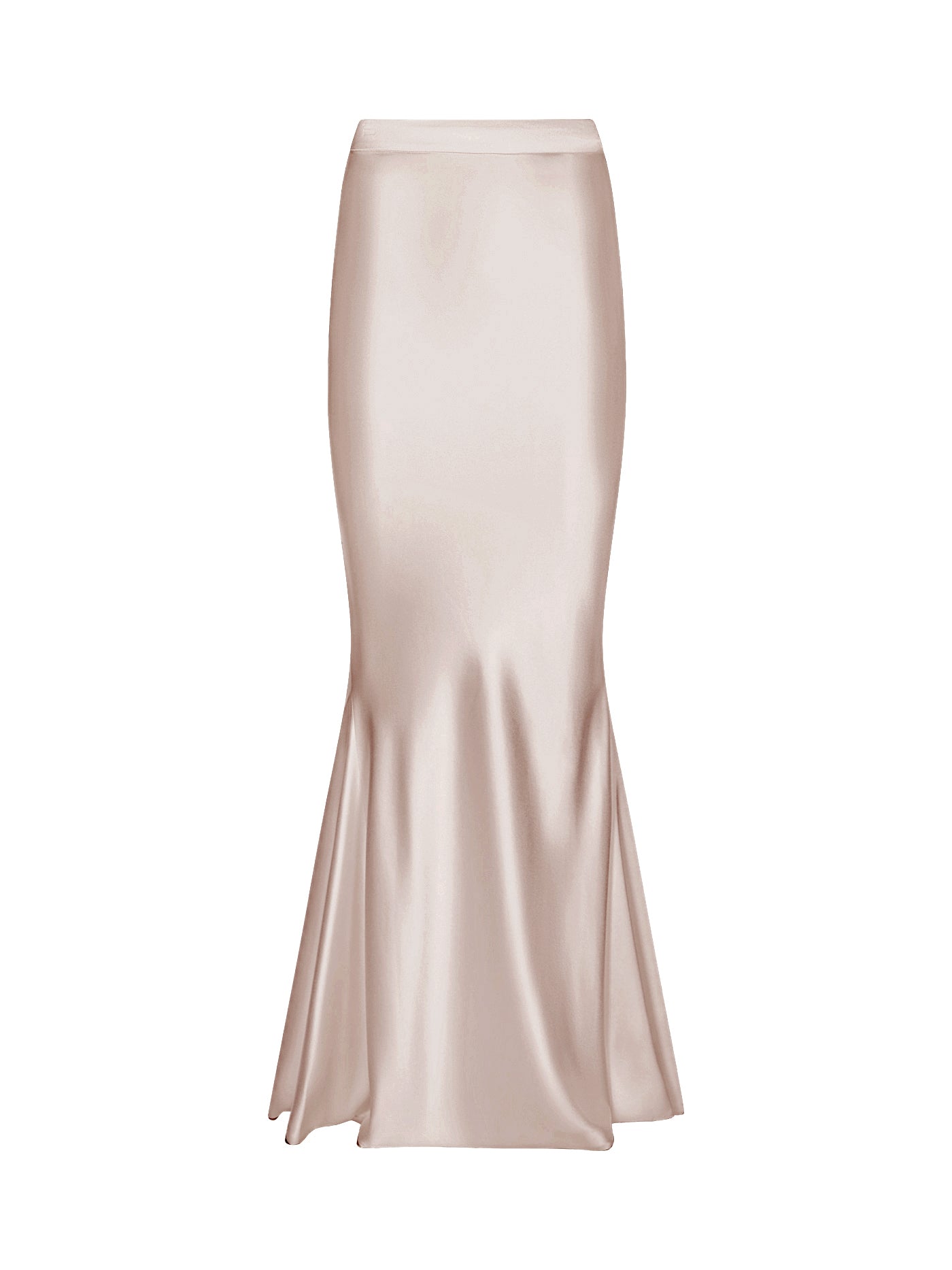 Bias-Cut Flared Skirt