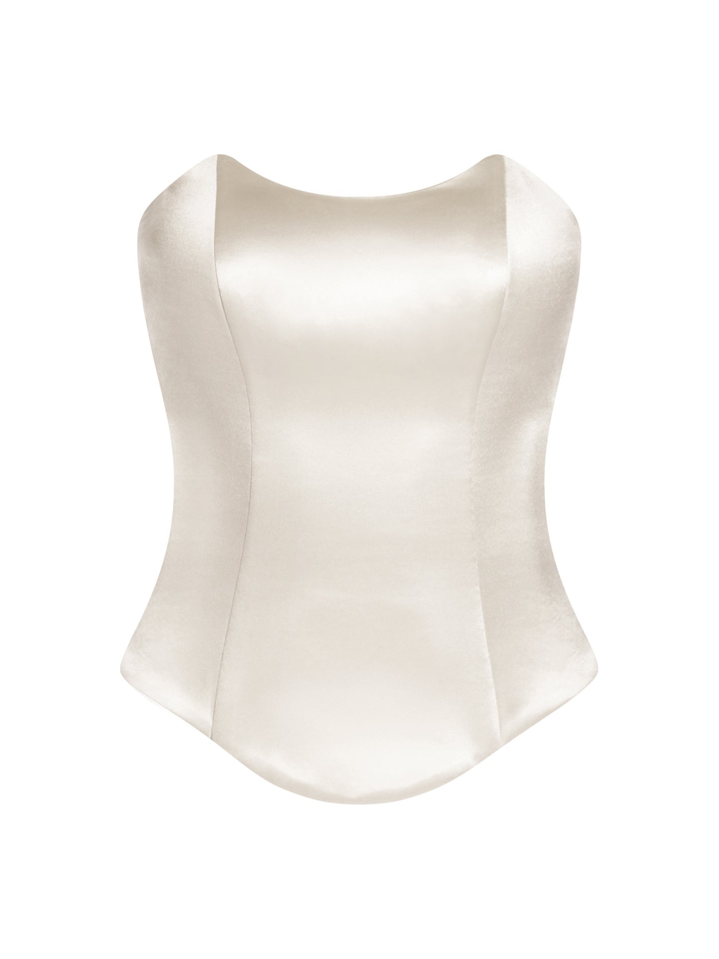 Boat neck corset