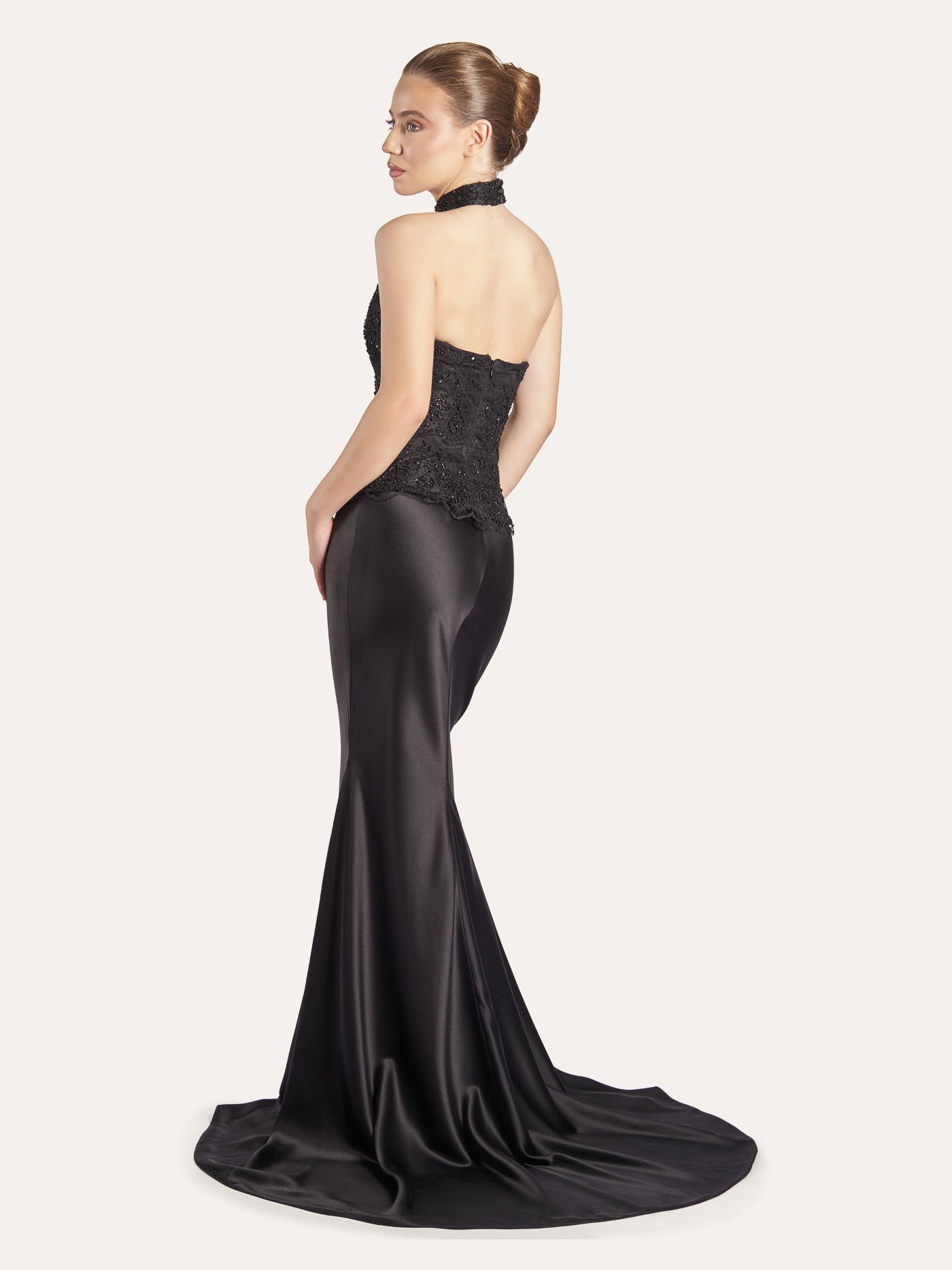 Bias-Cut Mermaid Silk Maxi Skirt