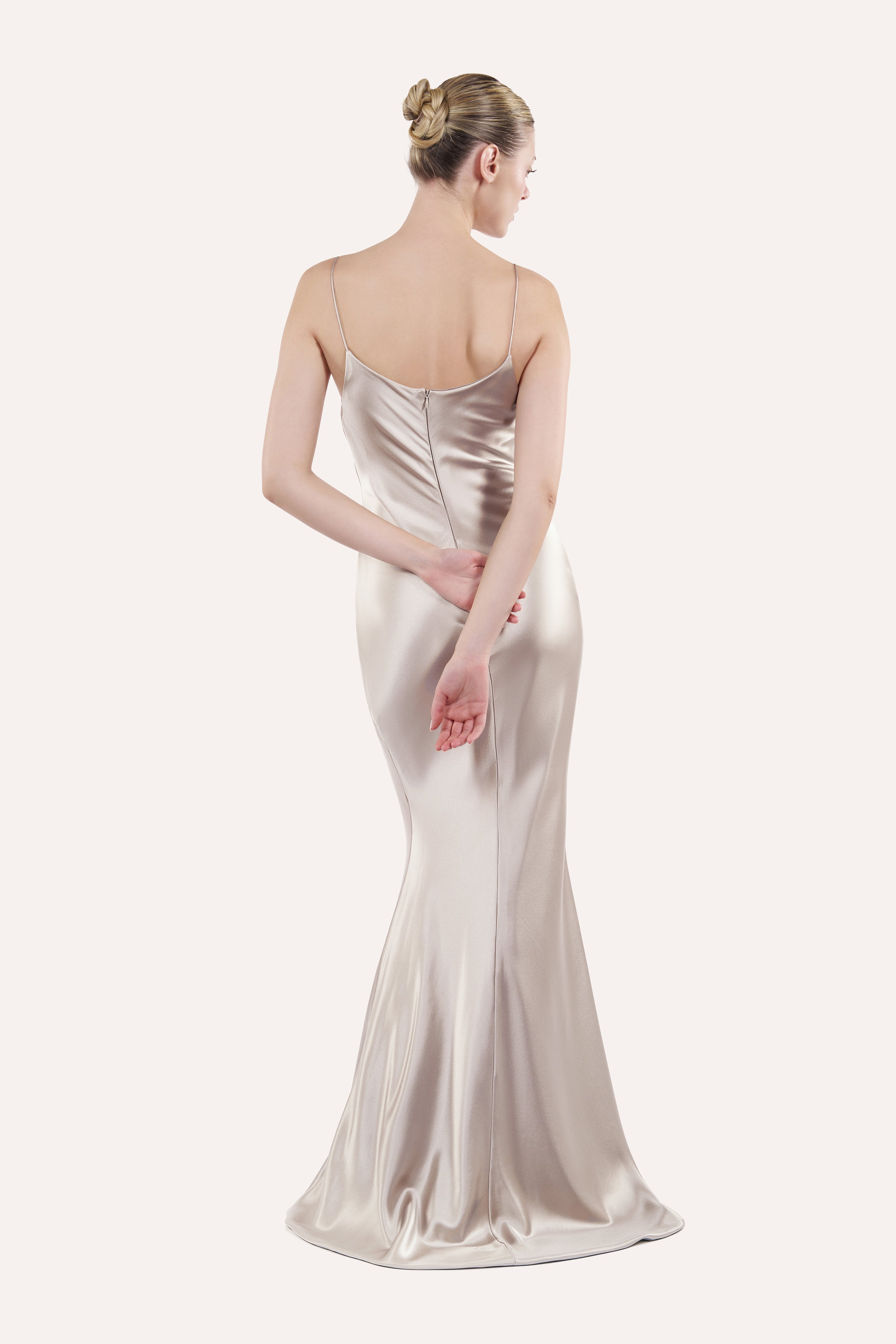 Spaghetti strap slip dress