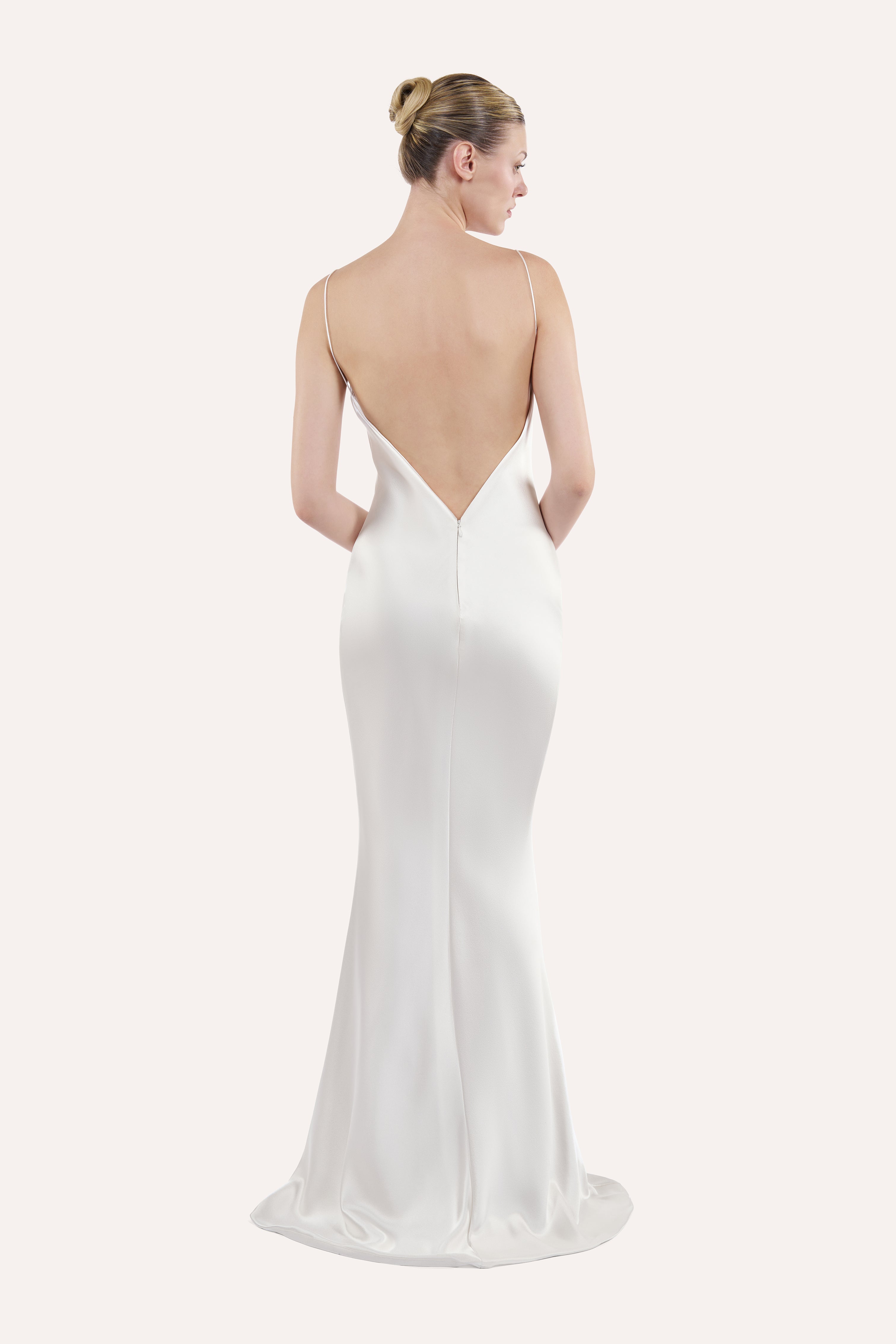 V-neck slip dress