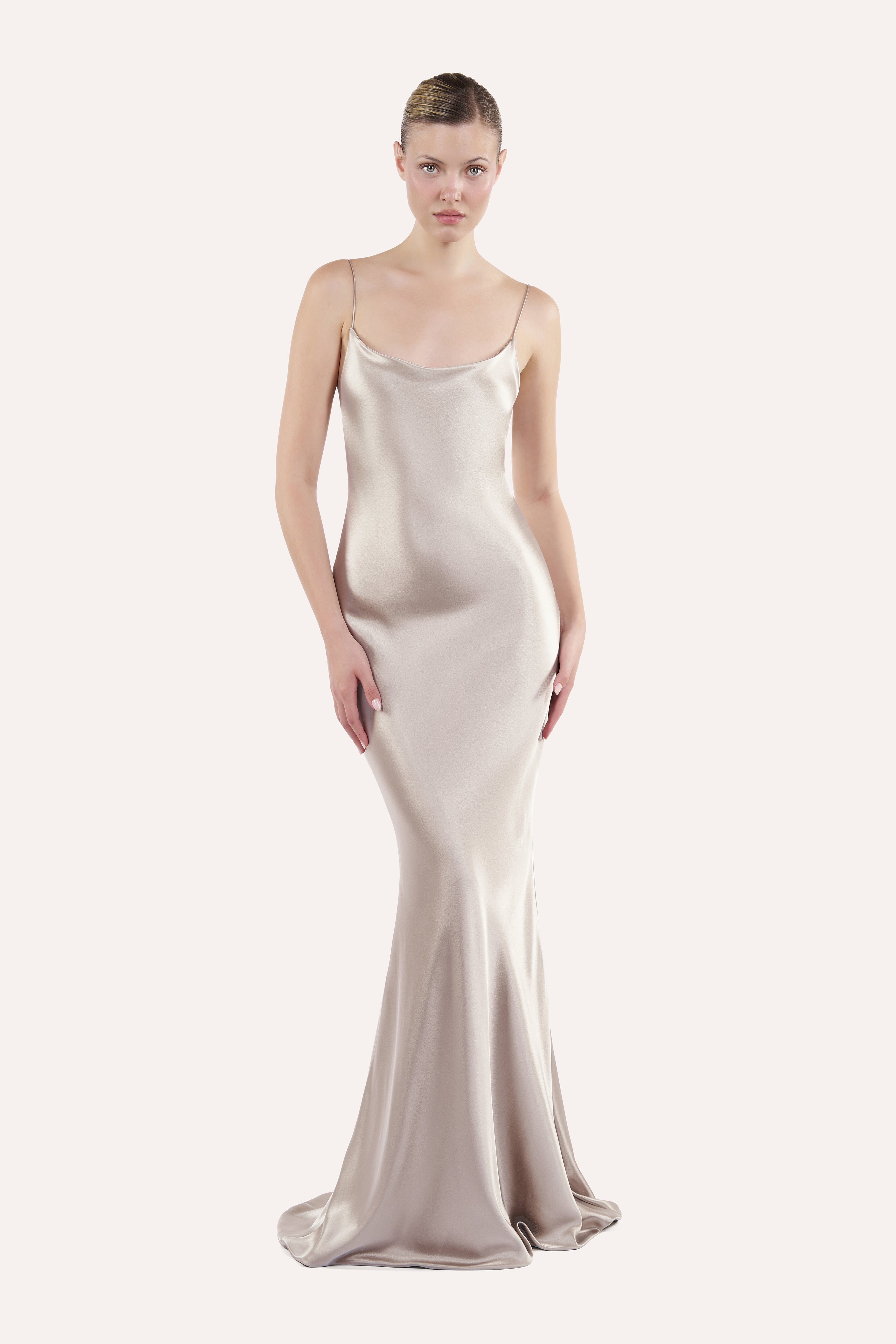 Spaghetti strap slip dress