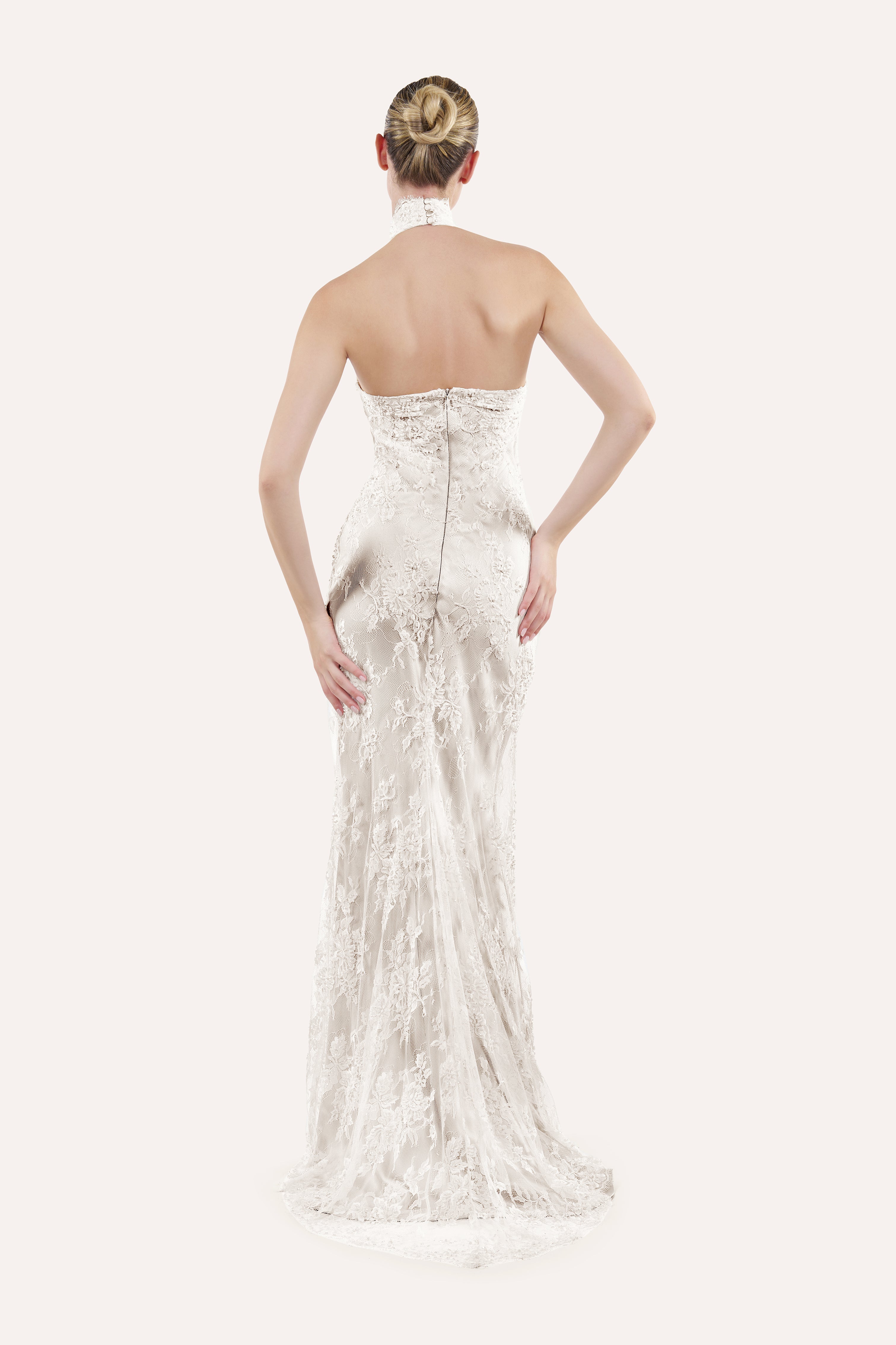 Halter column dress