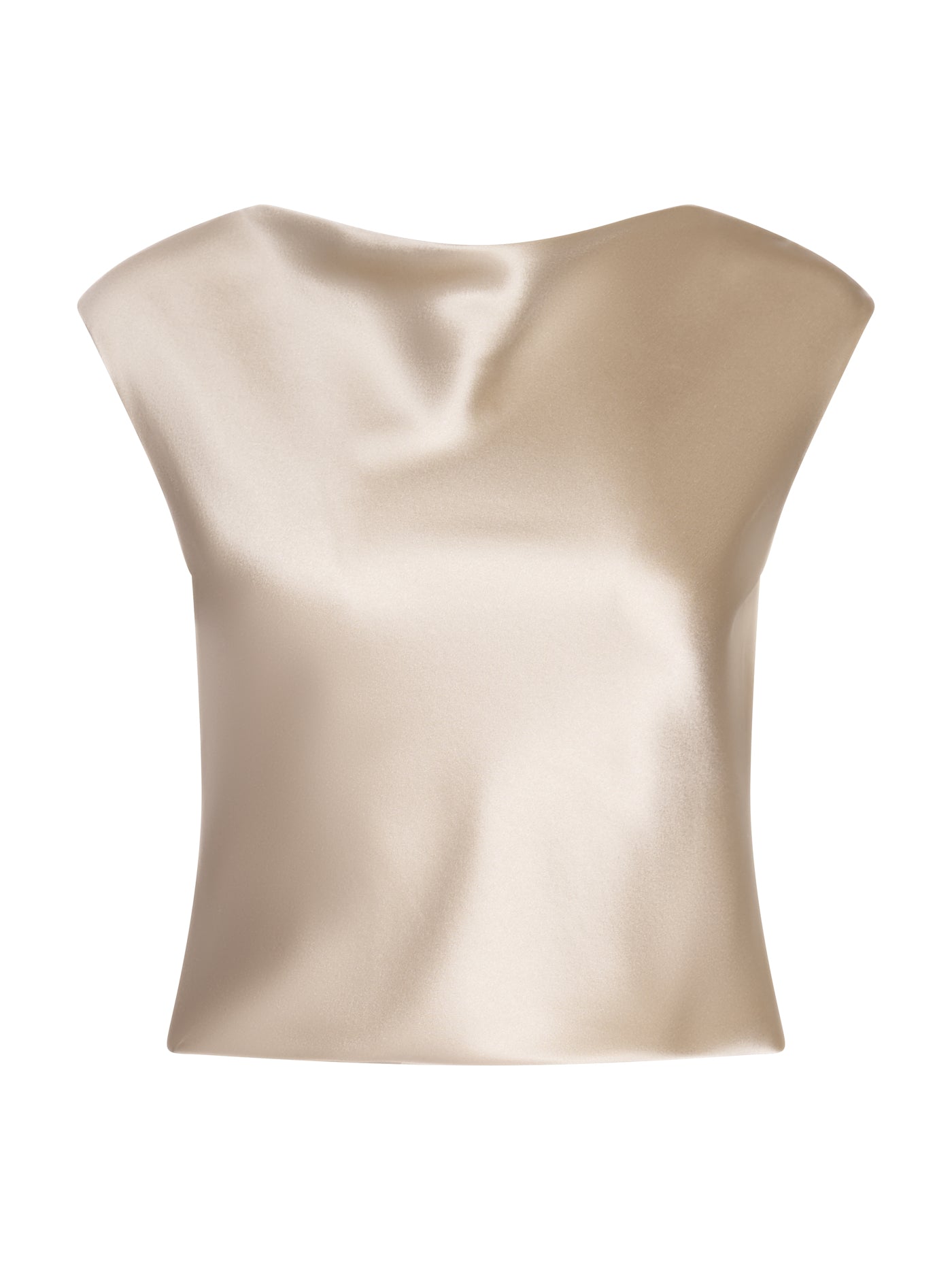 Silk Boat-Neck Blouse