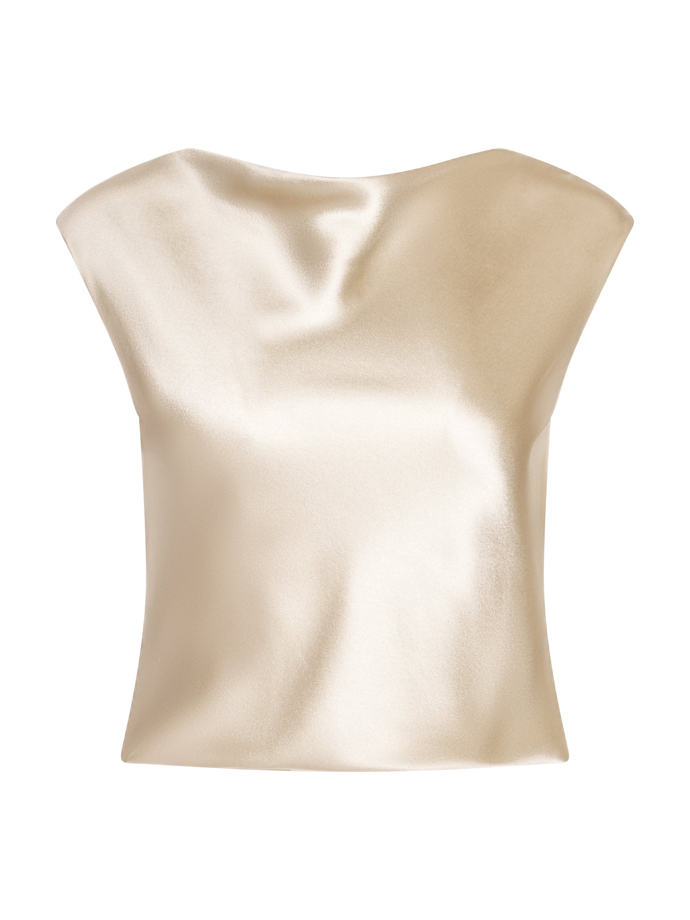 Silk Boat-Neck Blouse