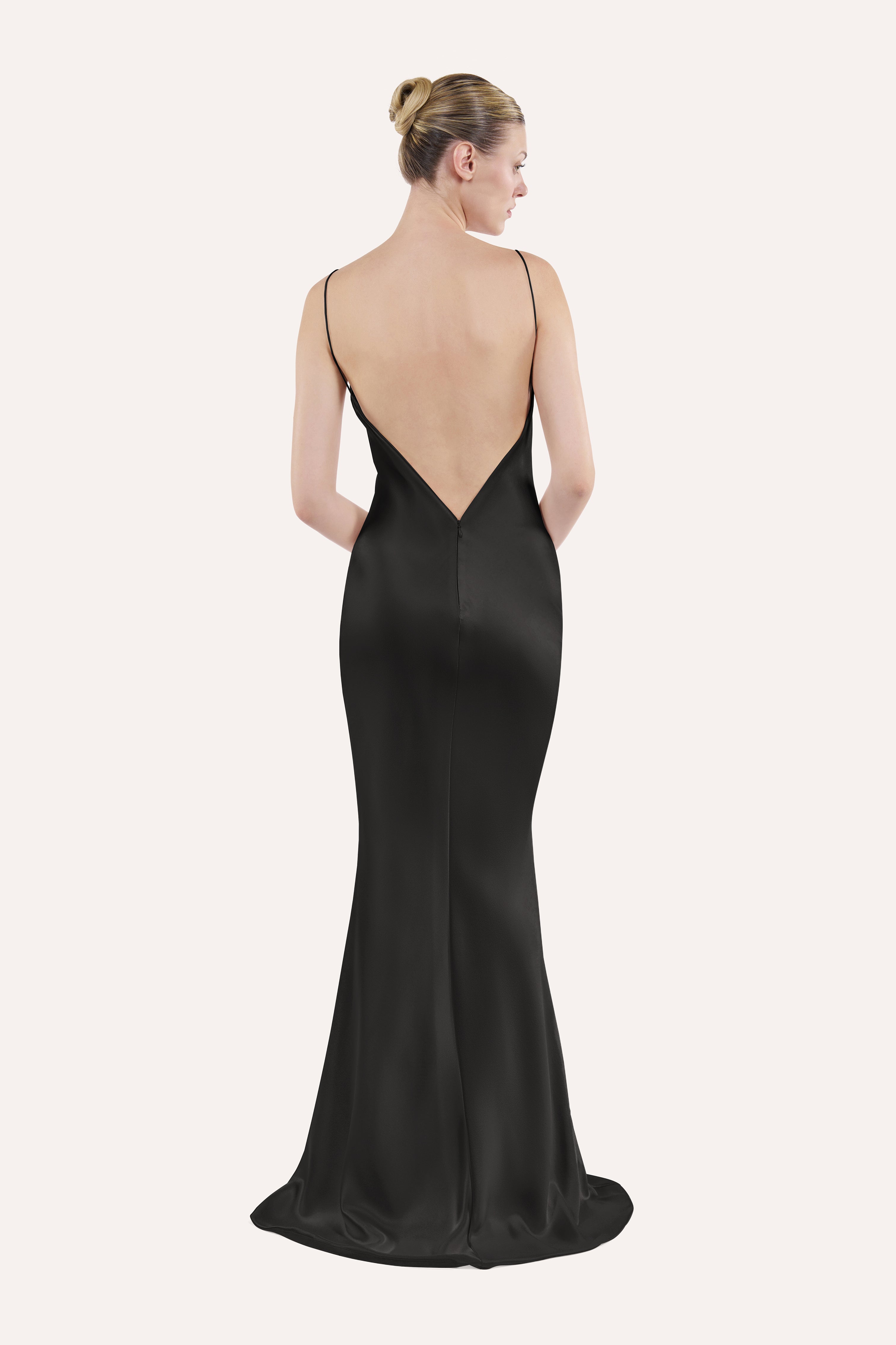V-neck slip dress