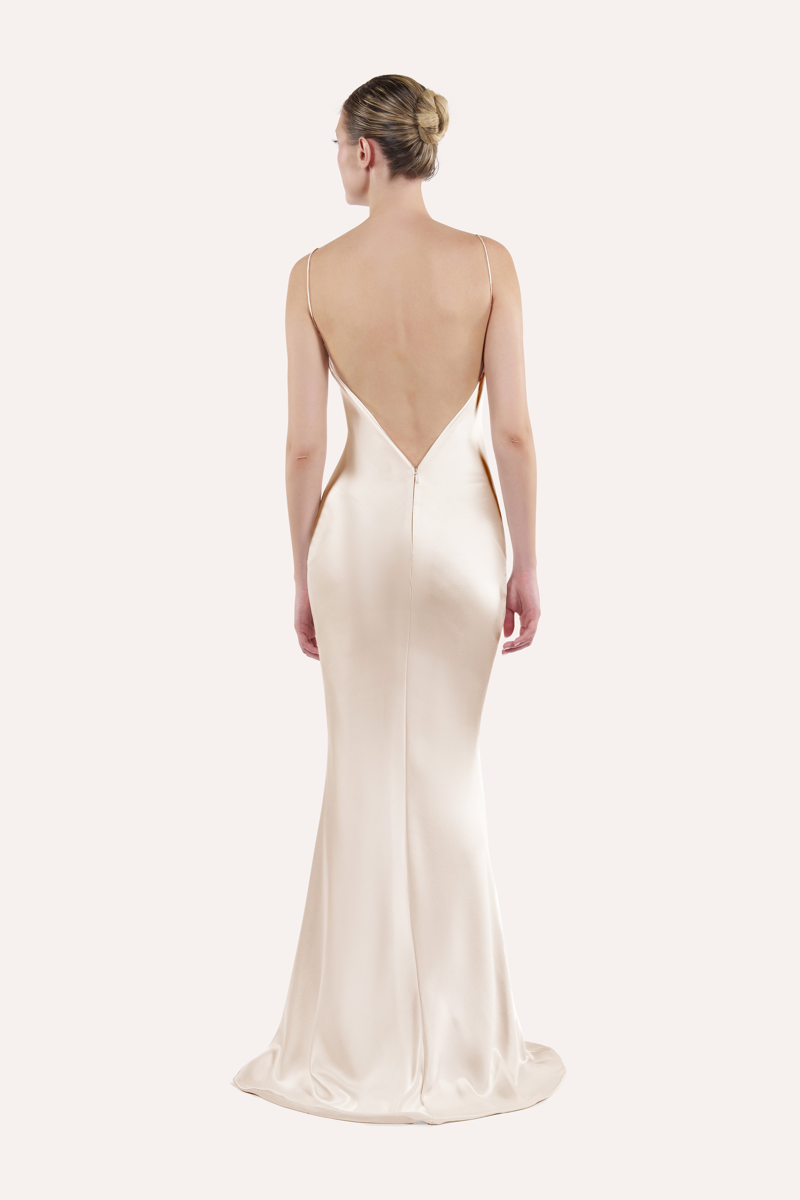 V-neck slip dress