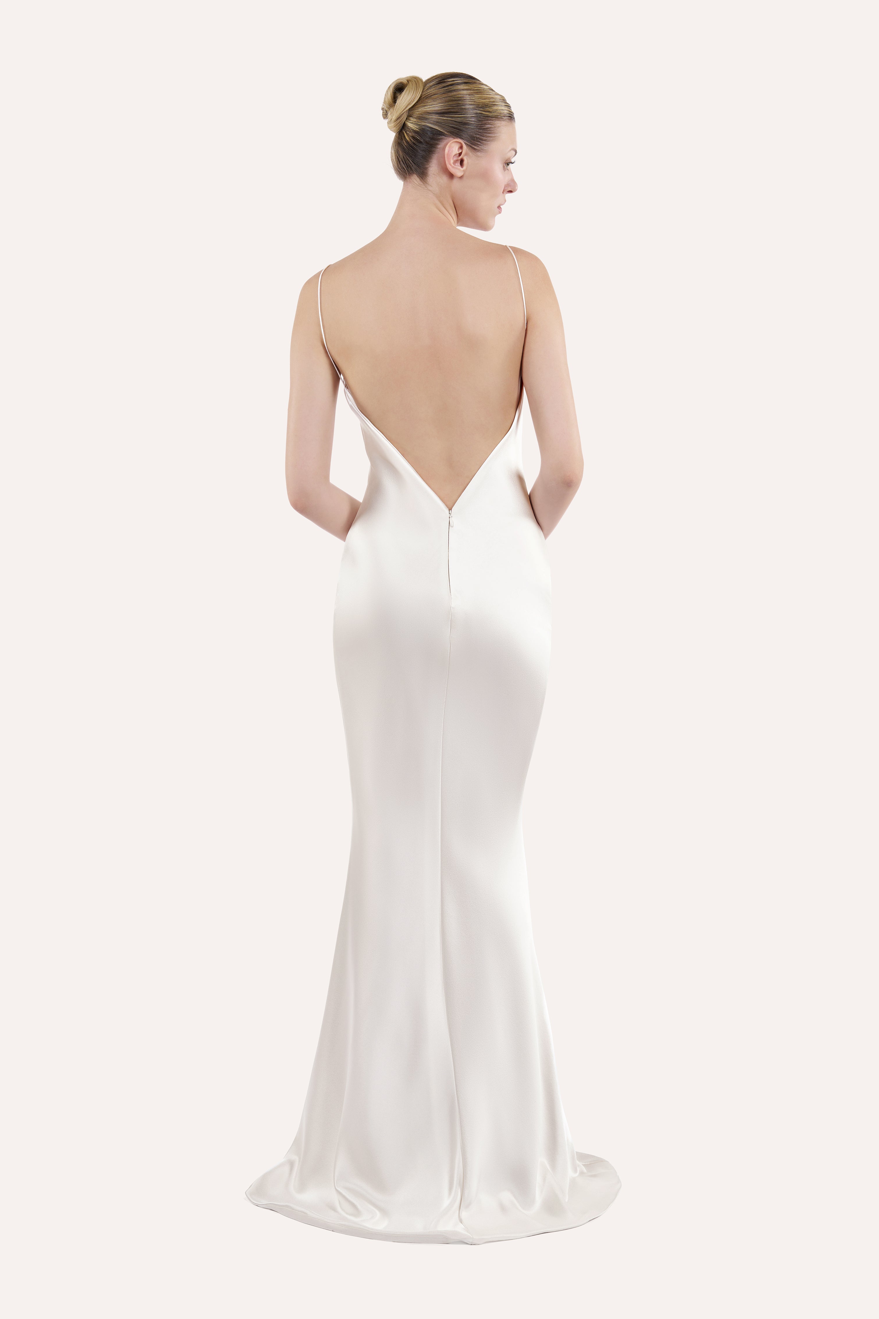 V-neck slip dress