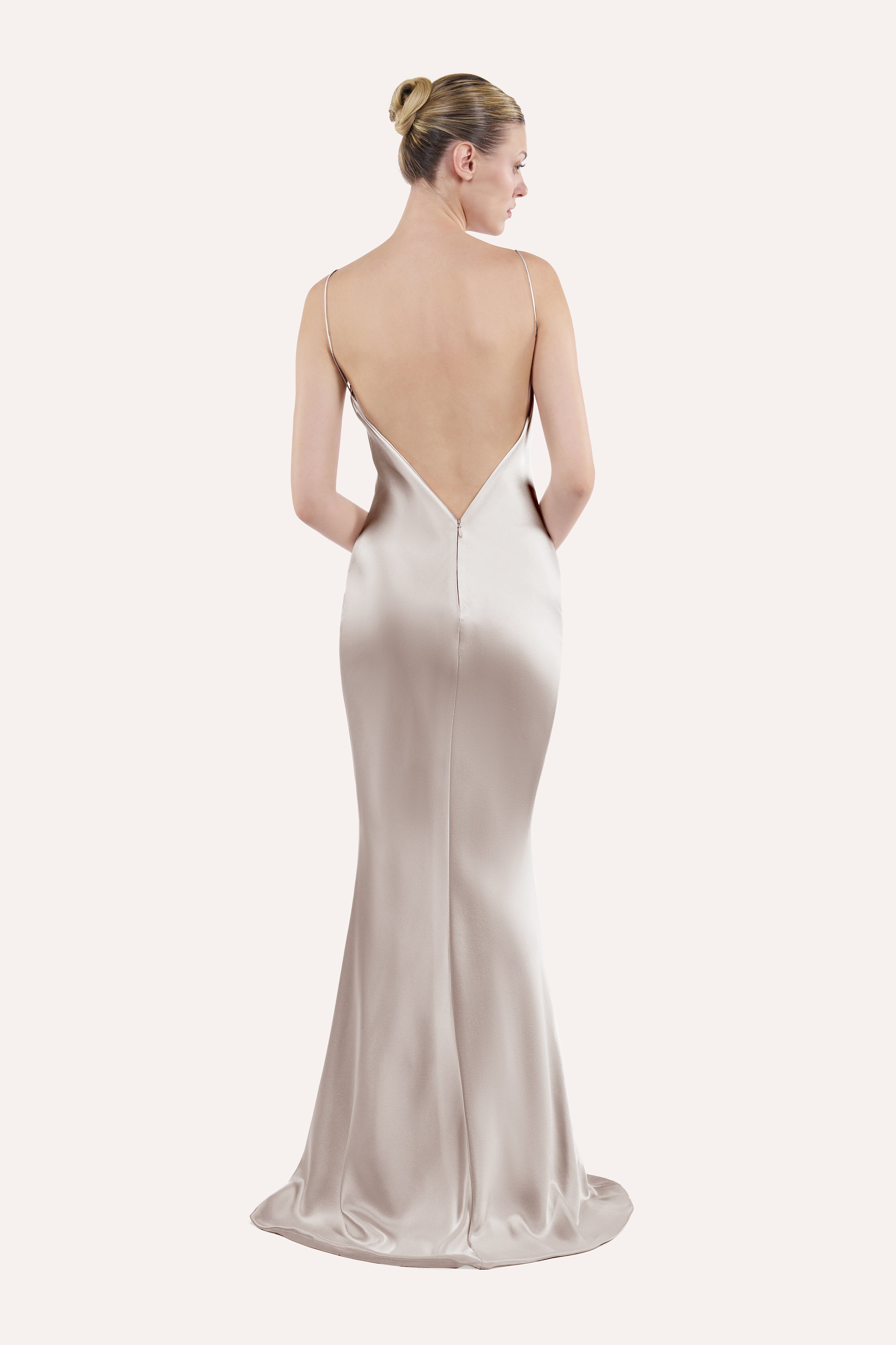 V-neck slip dress