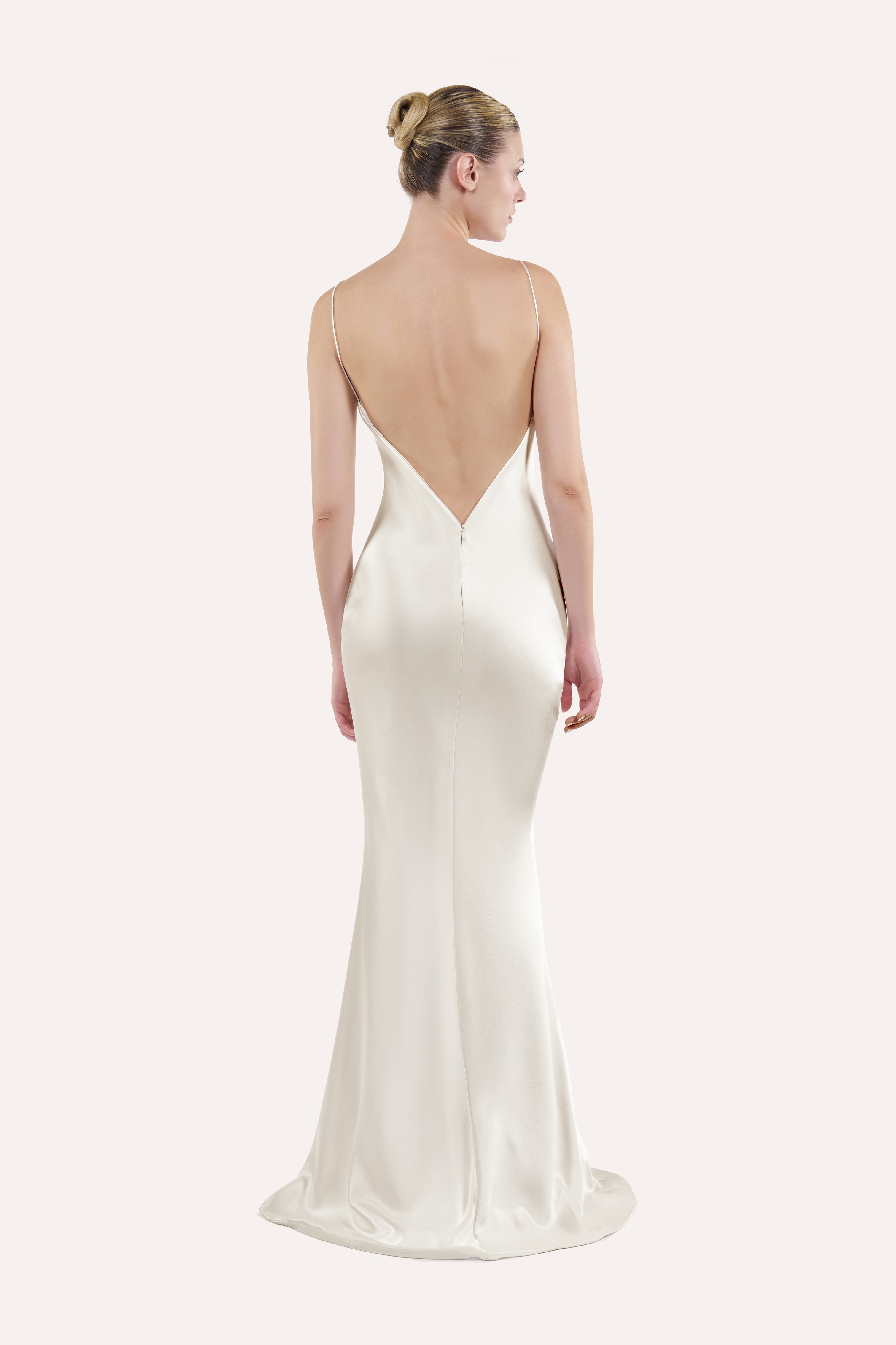 V-neck slip dress