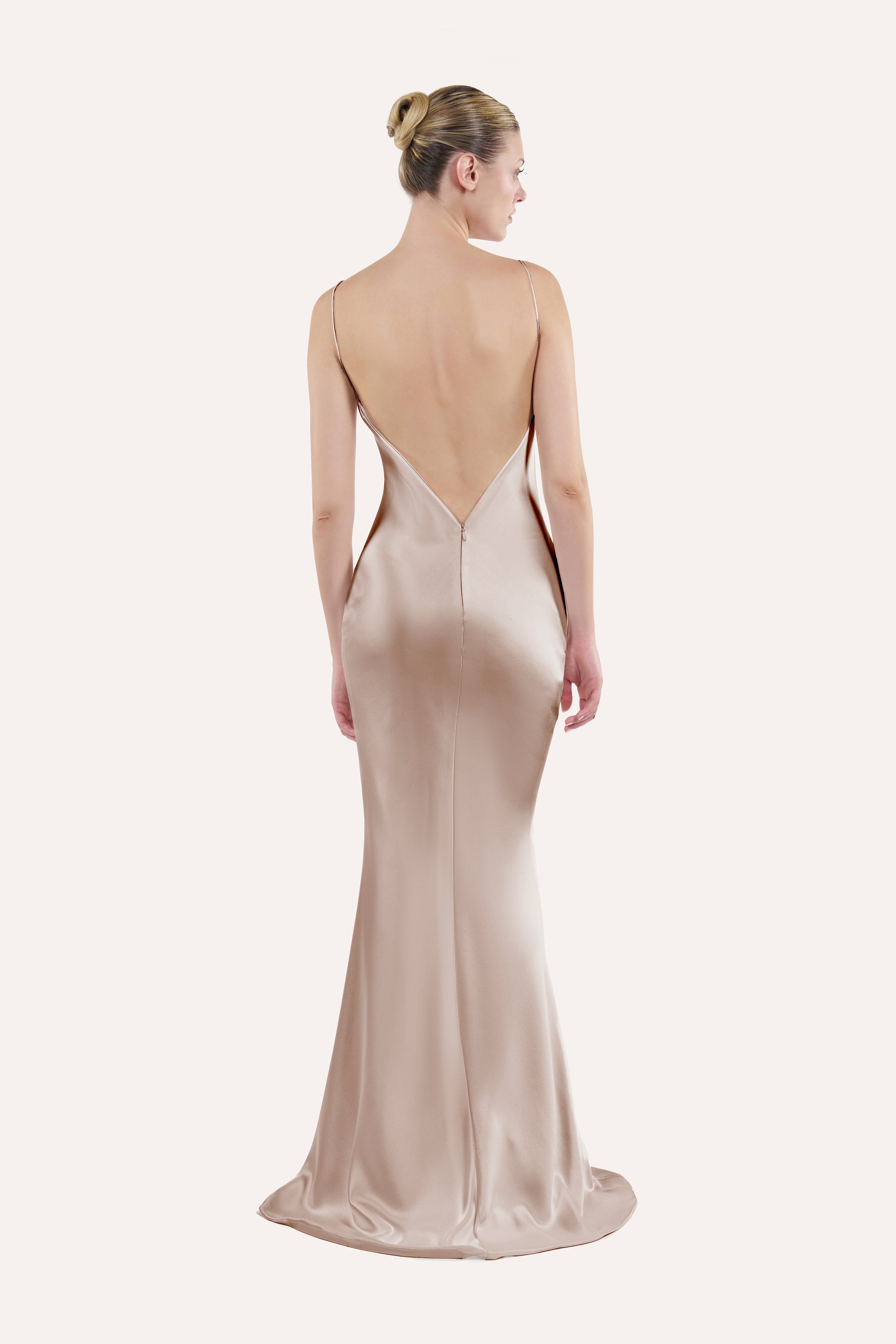 V-neck slip dress