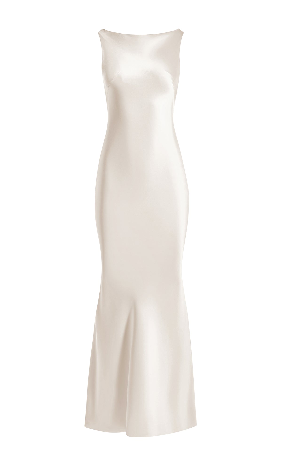 Cowl-back slip dress