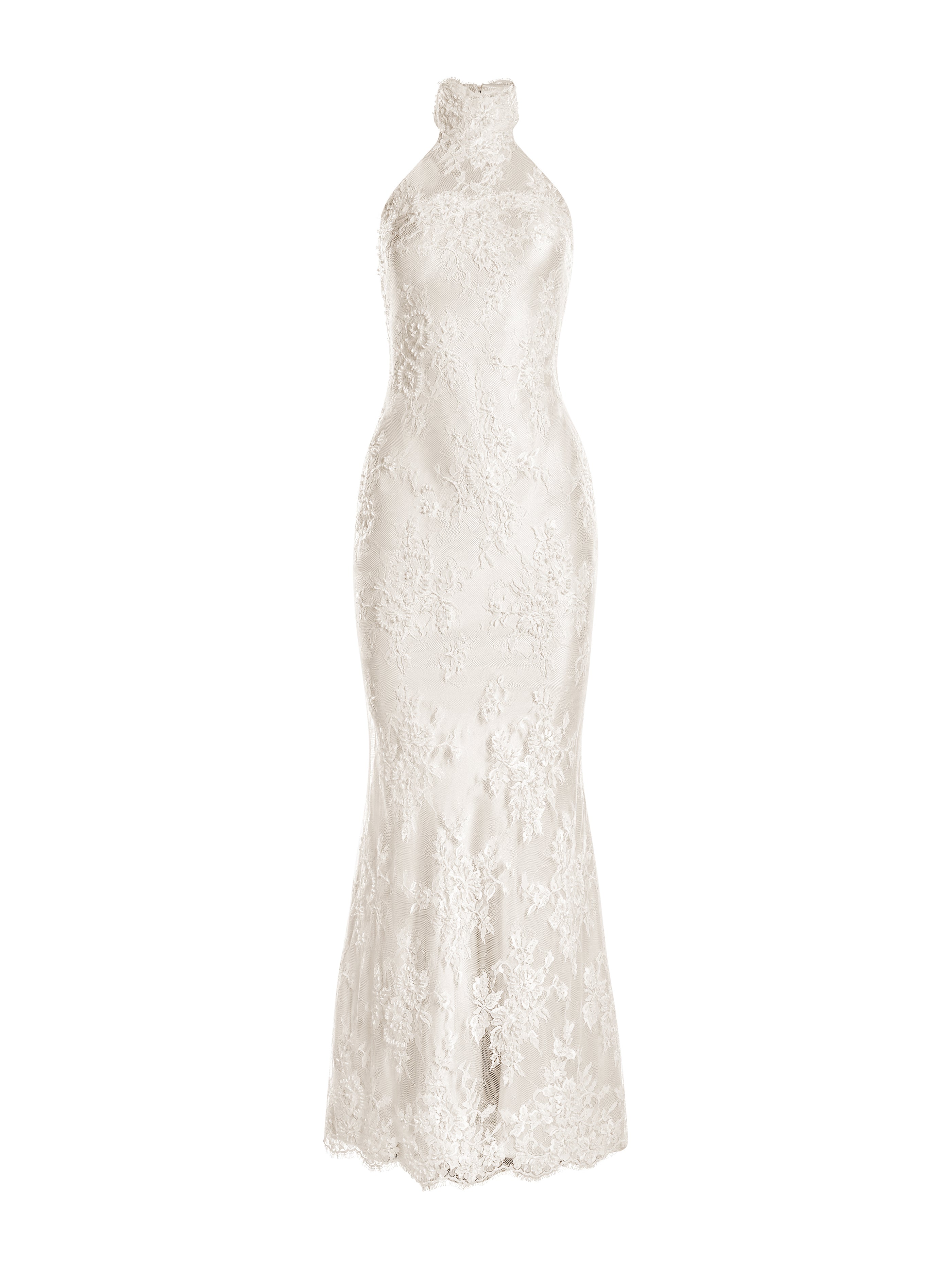Halter lace dress