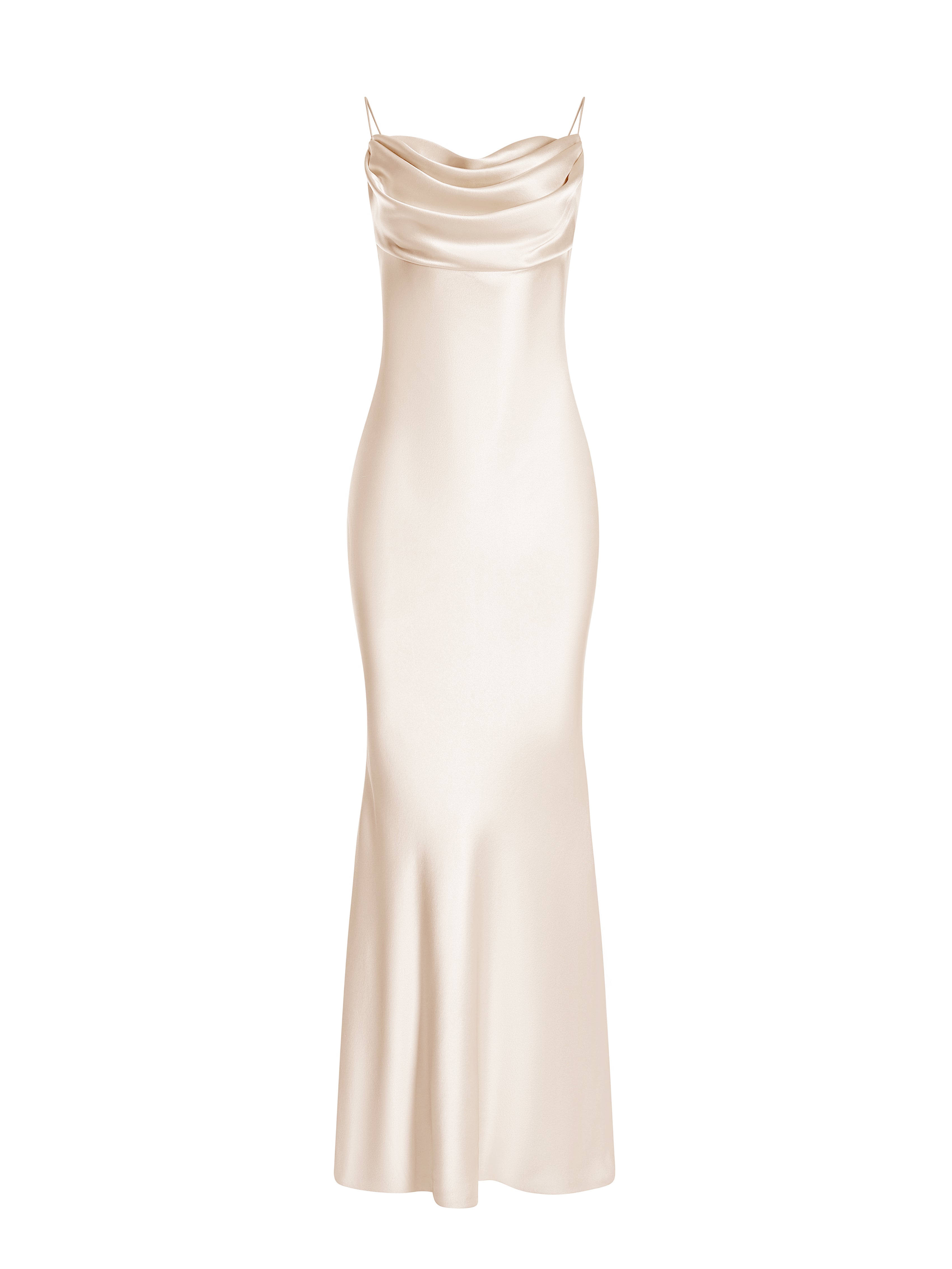 Cowl slip dress