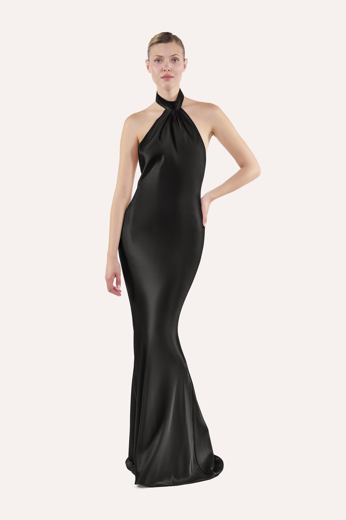 Halter slip dress