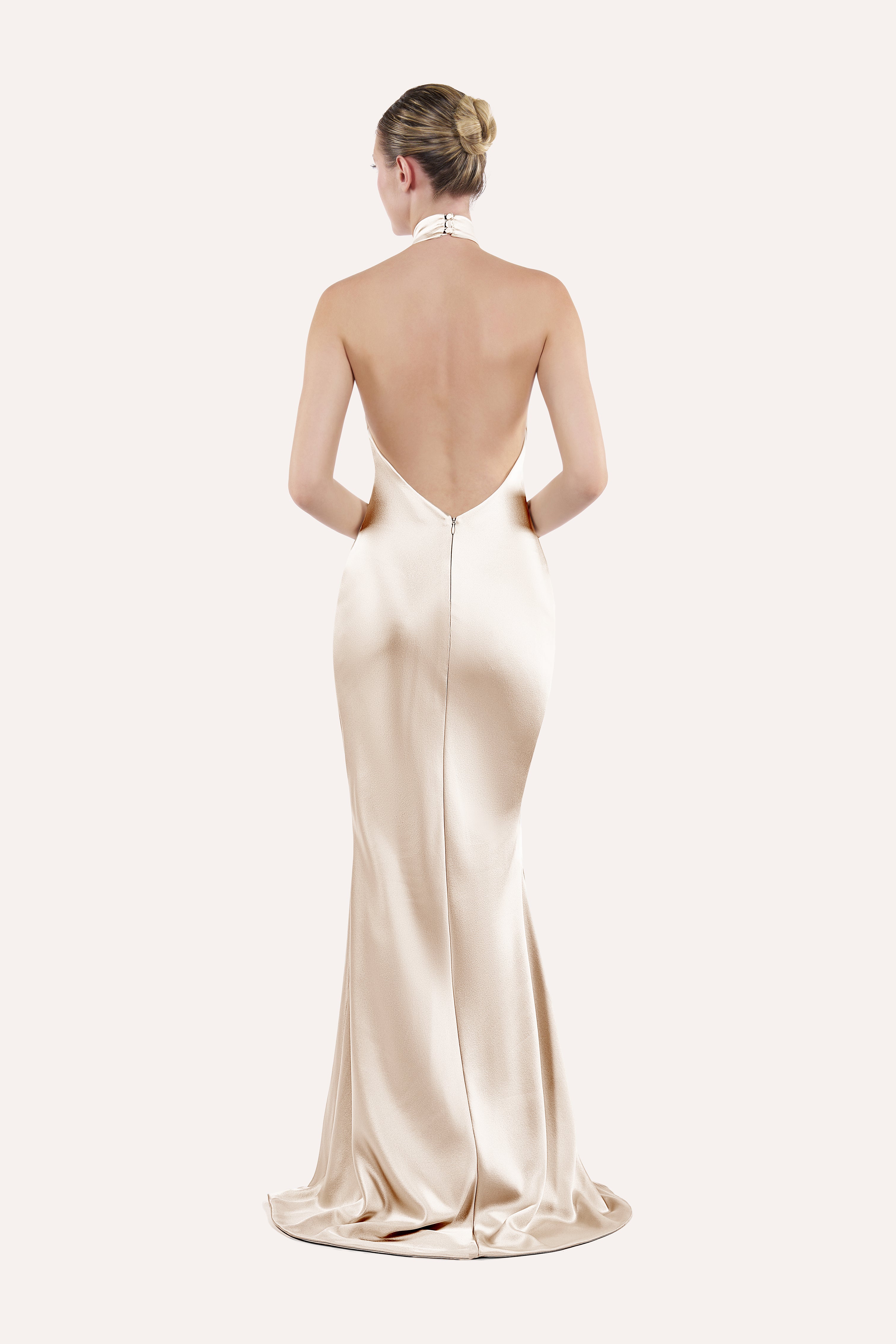 Halter slip dress