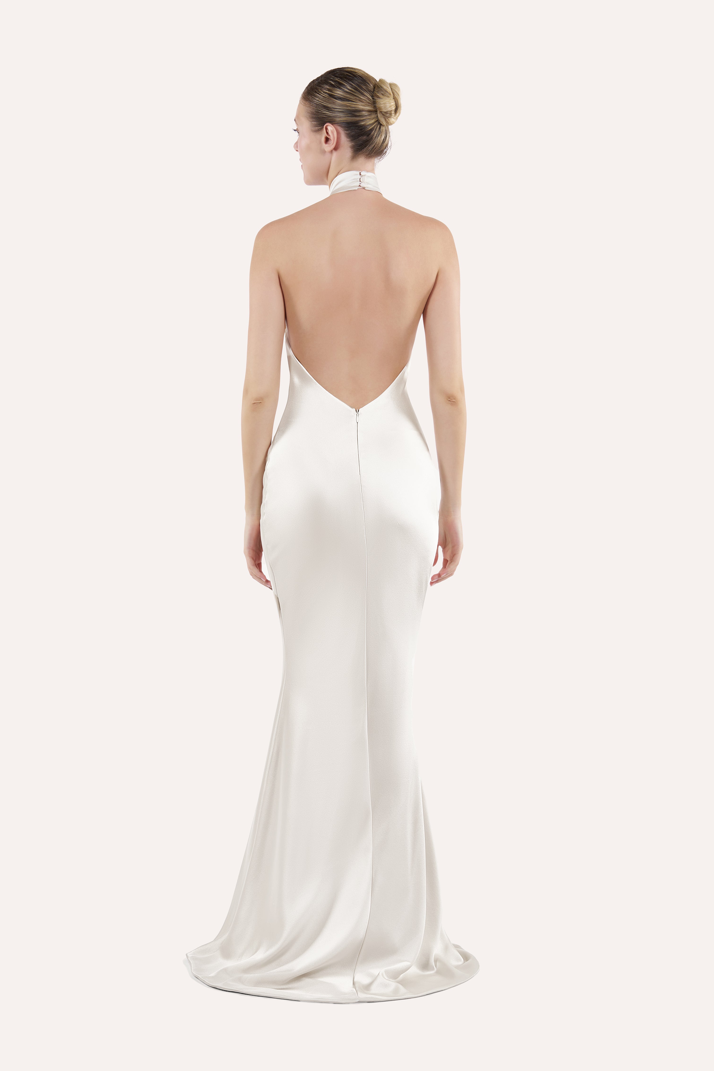 Halter slip dress