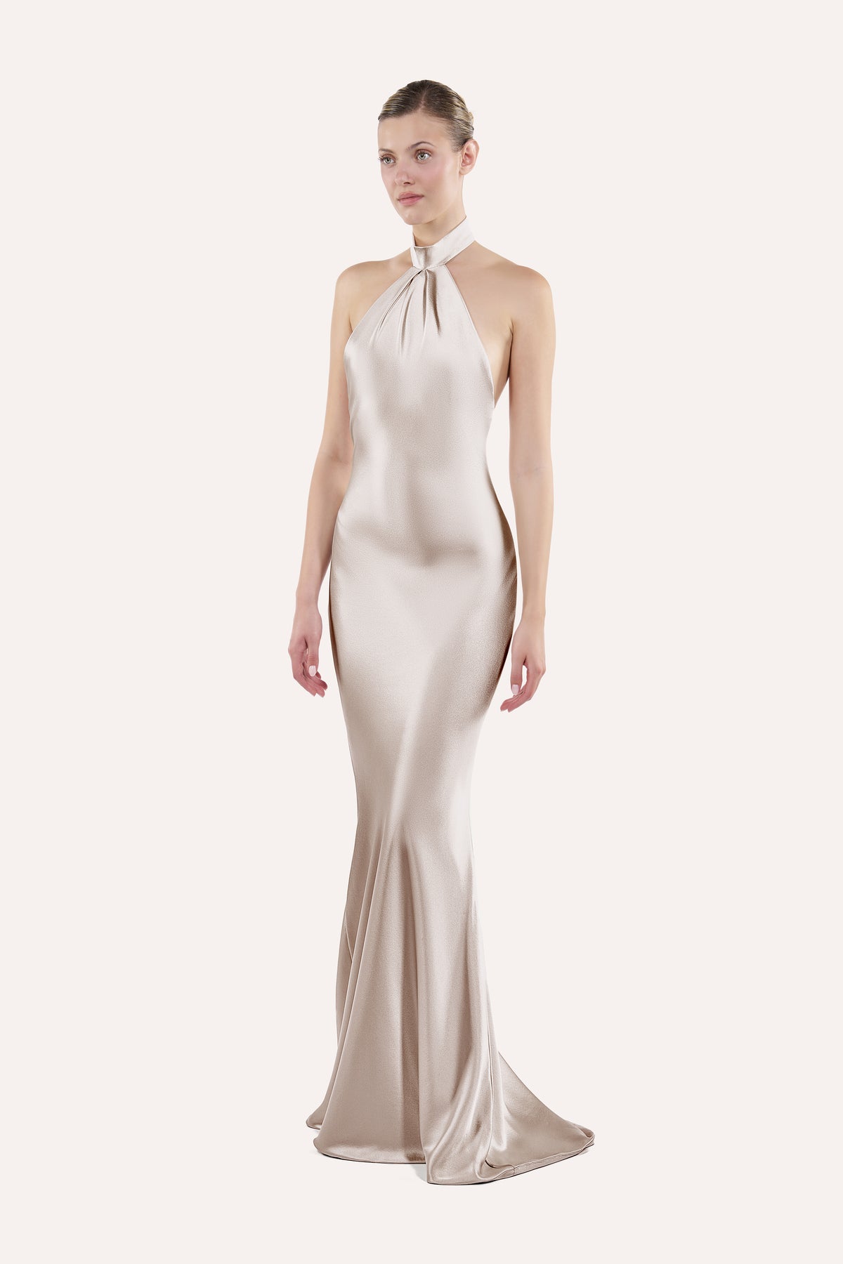 Halter slip dress