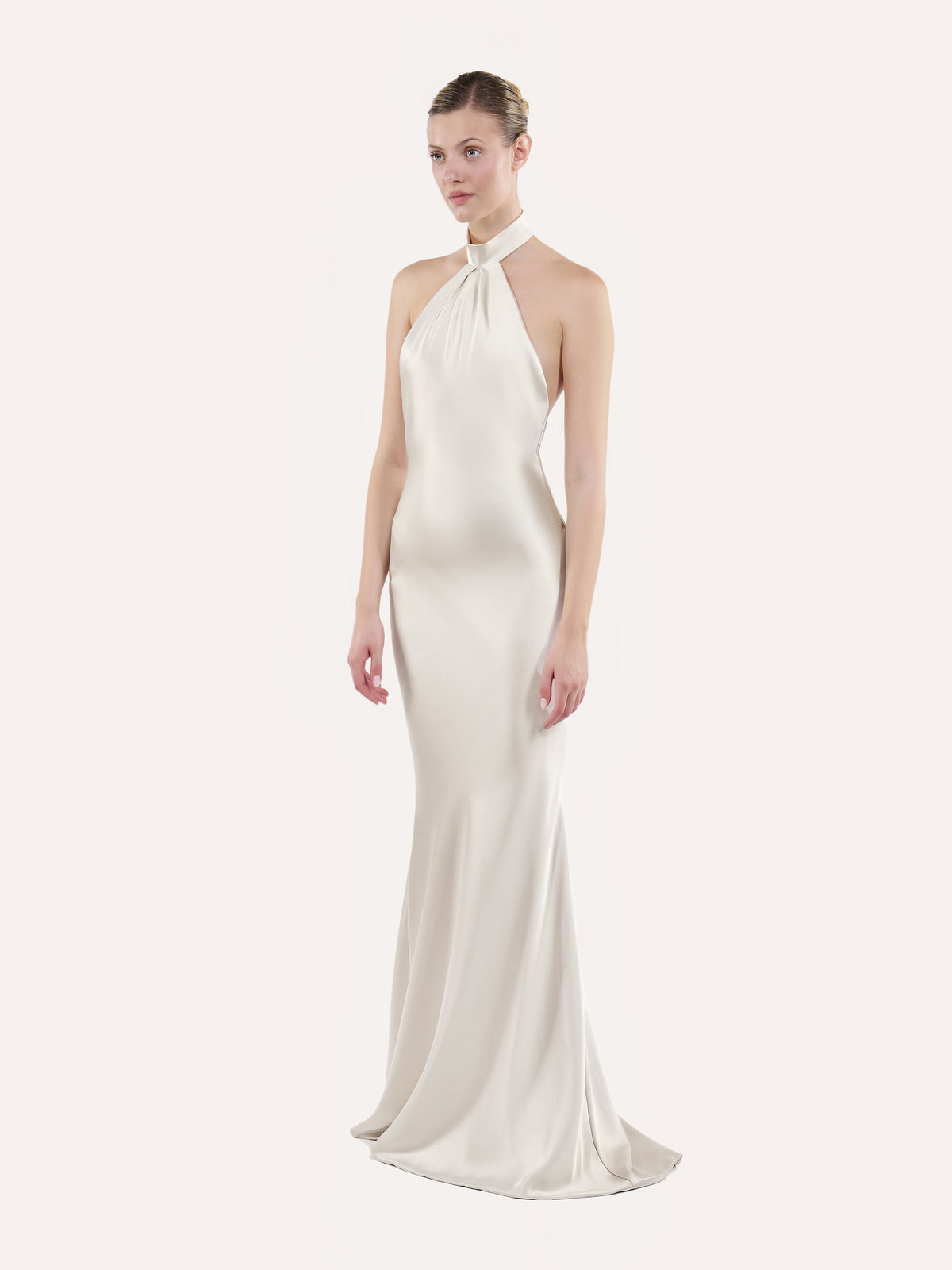 Halter slip dress