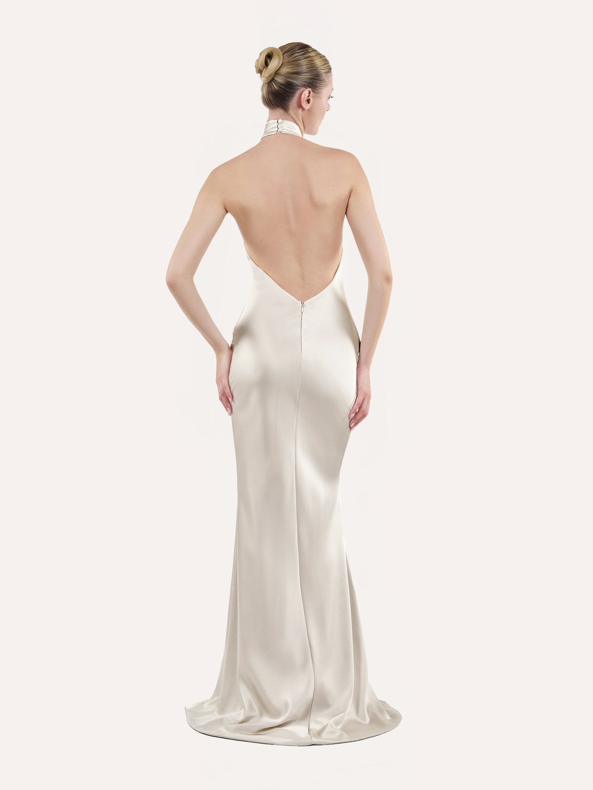 Halter slip dress