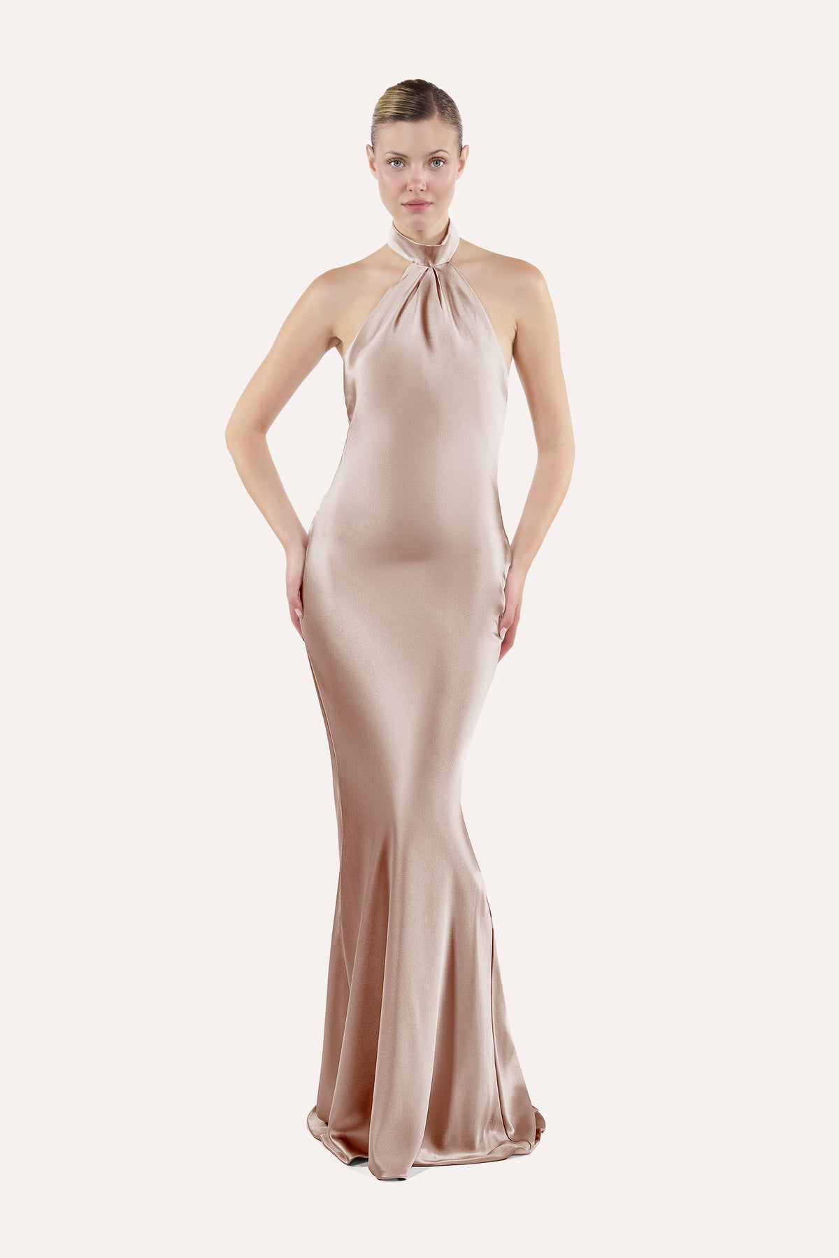 Halter slip dress