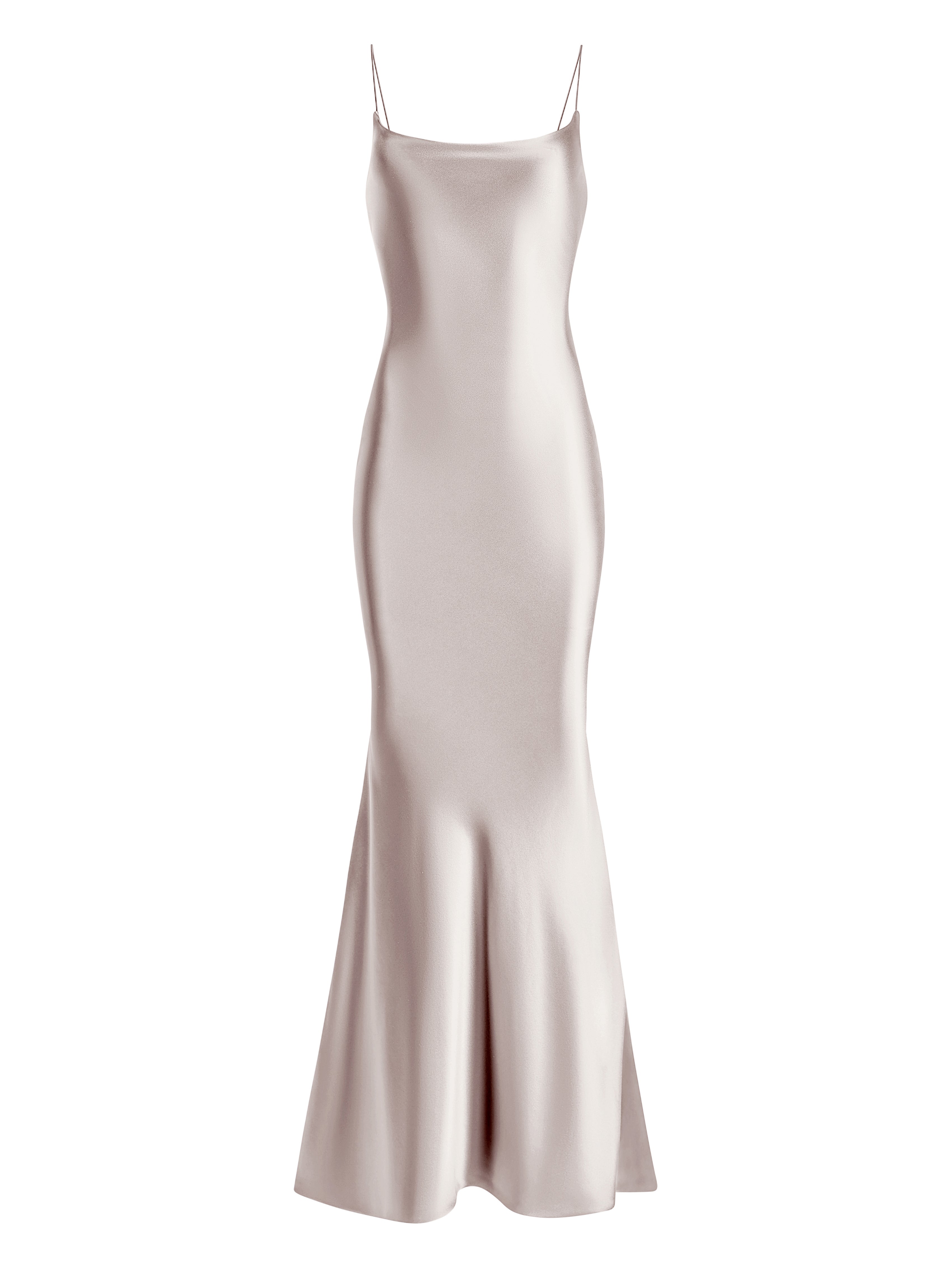 Boat-neck slip dress