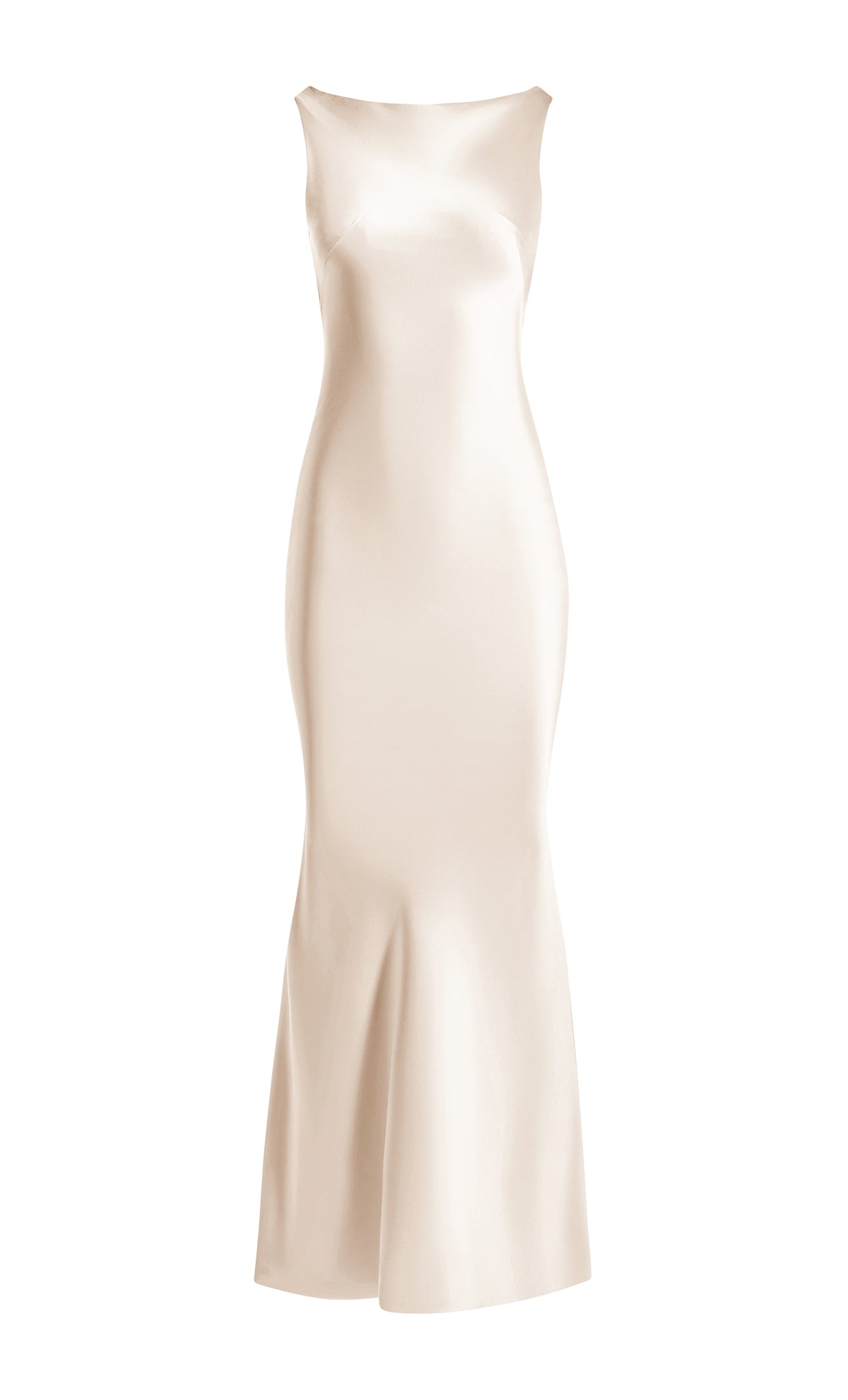 Cowl-back slip dress