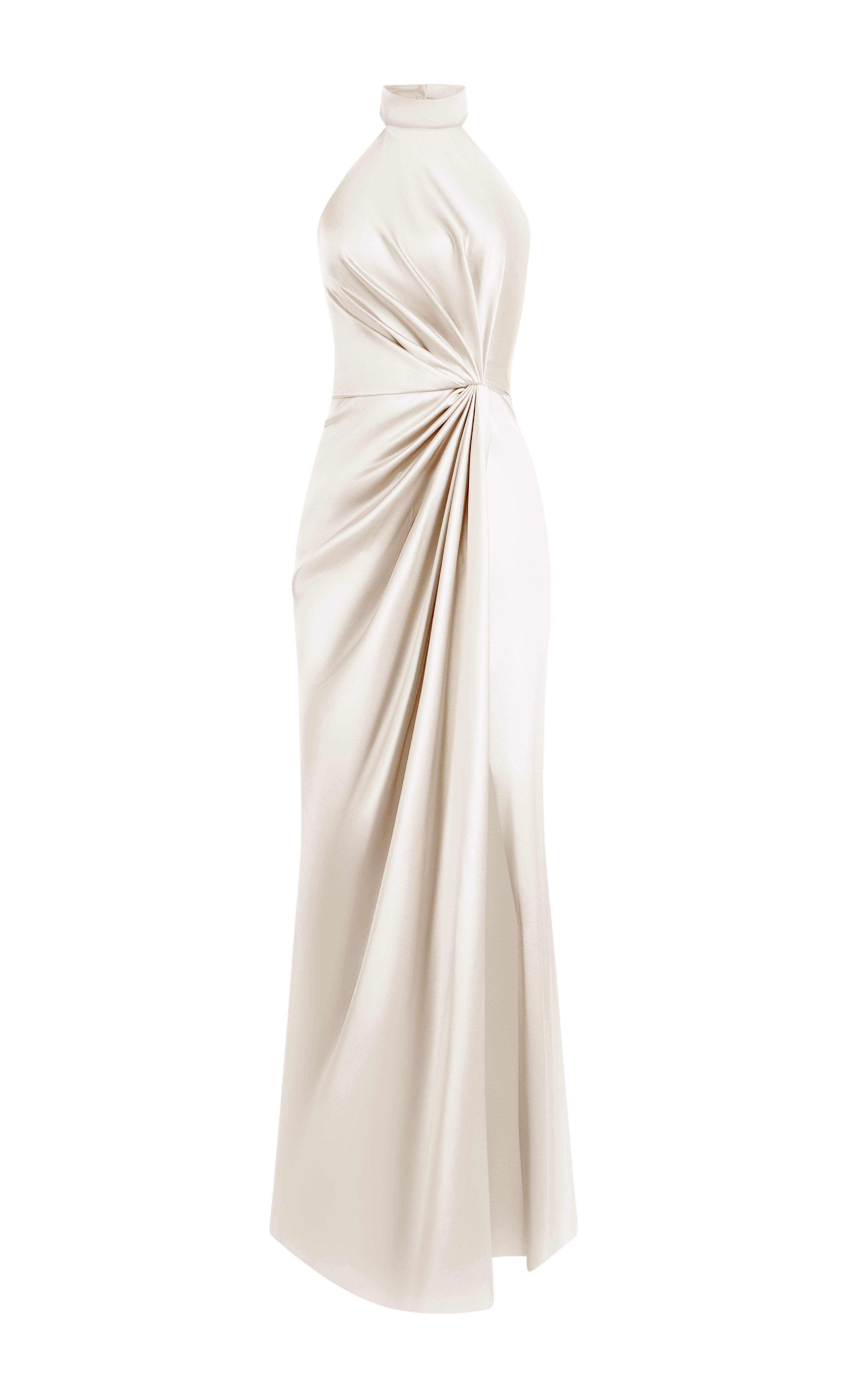 Draped halter dress