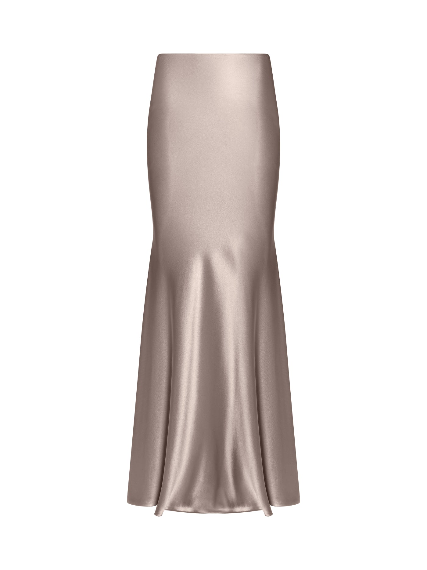 Bias-Cut Mermaid Silk Maxi Skirt